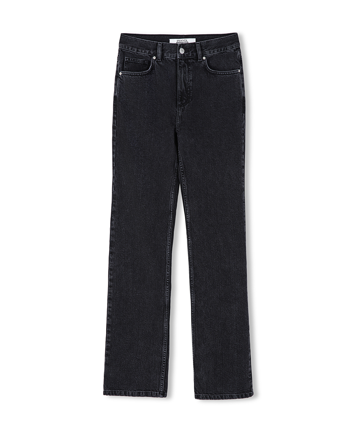 Siyah Straight fit jean pantolon I00000018032001 pekyol