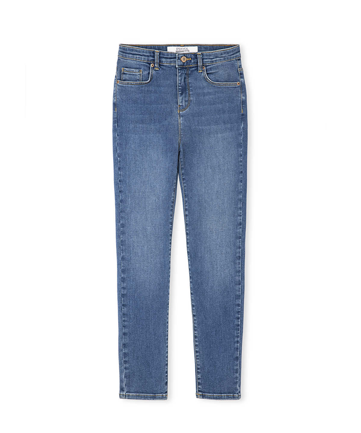 Lacivert Mom fit jean pantolon I00000018014015 pekyol