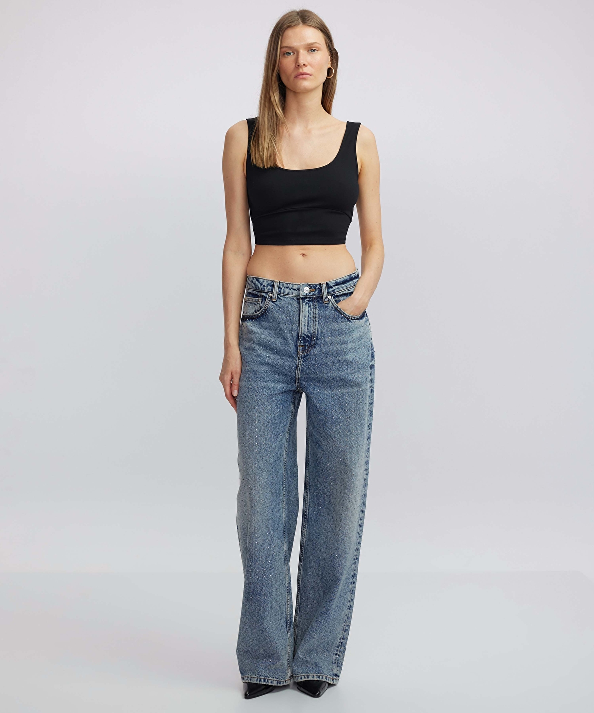 Hotfix bask l wide leg fit jean pantolon