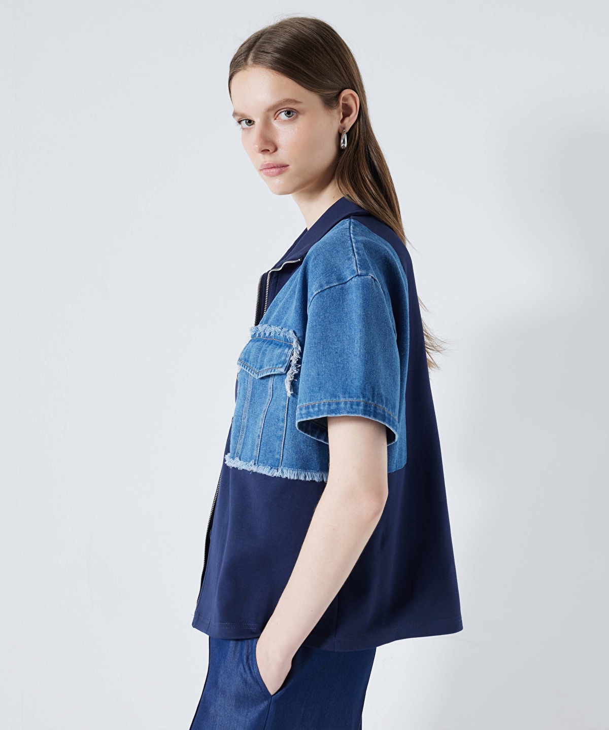 Sweat en jean on sale