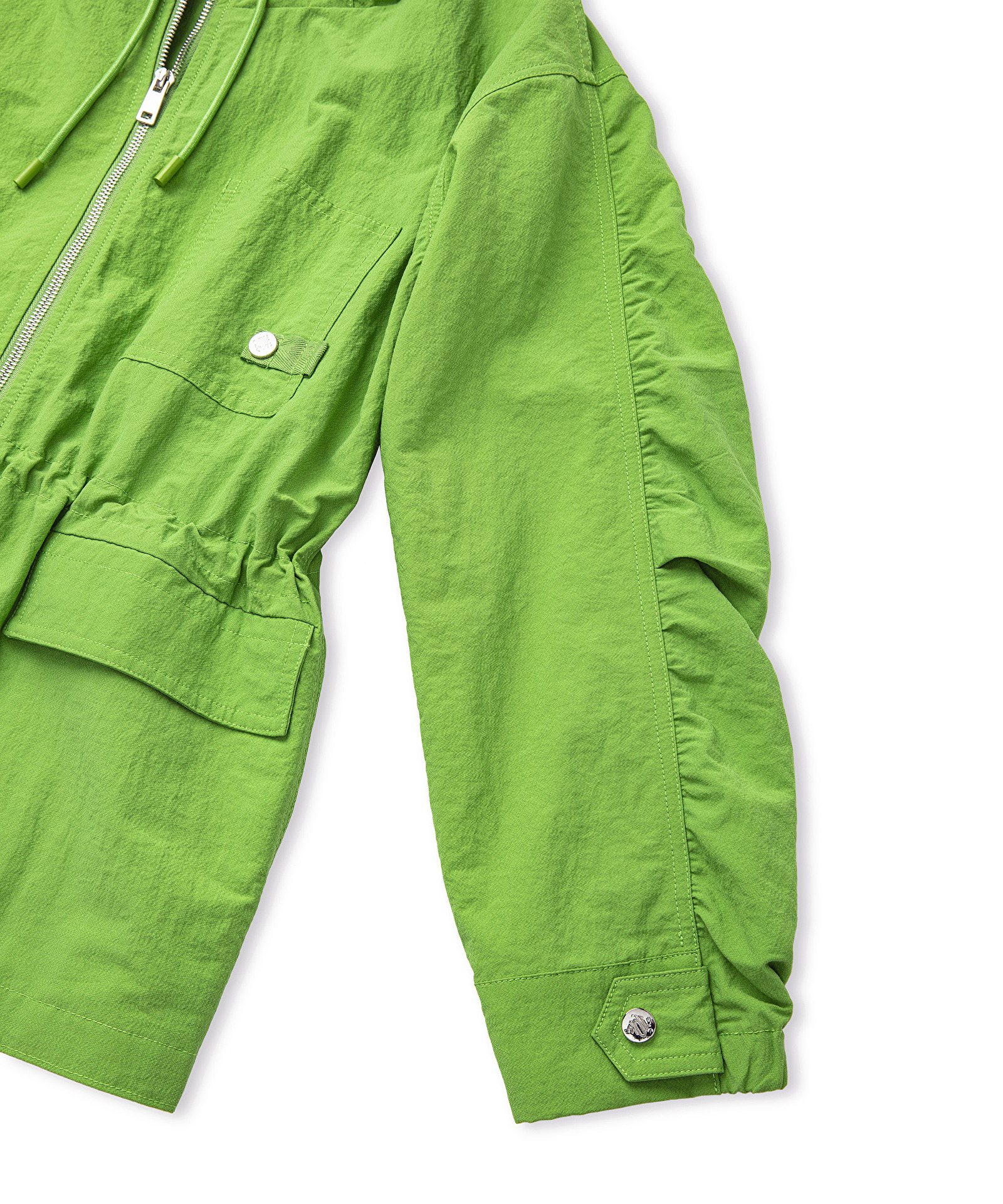 Yeşil Çok cepli astarsız mont IS1250012039070 | İpekyol