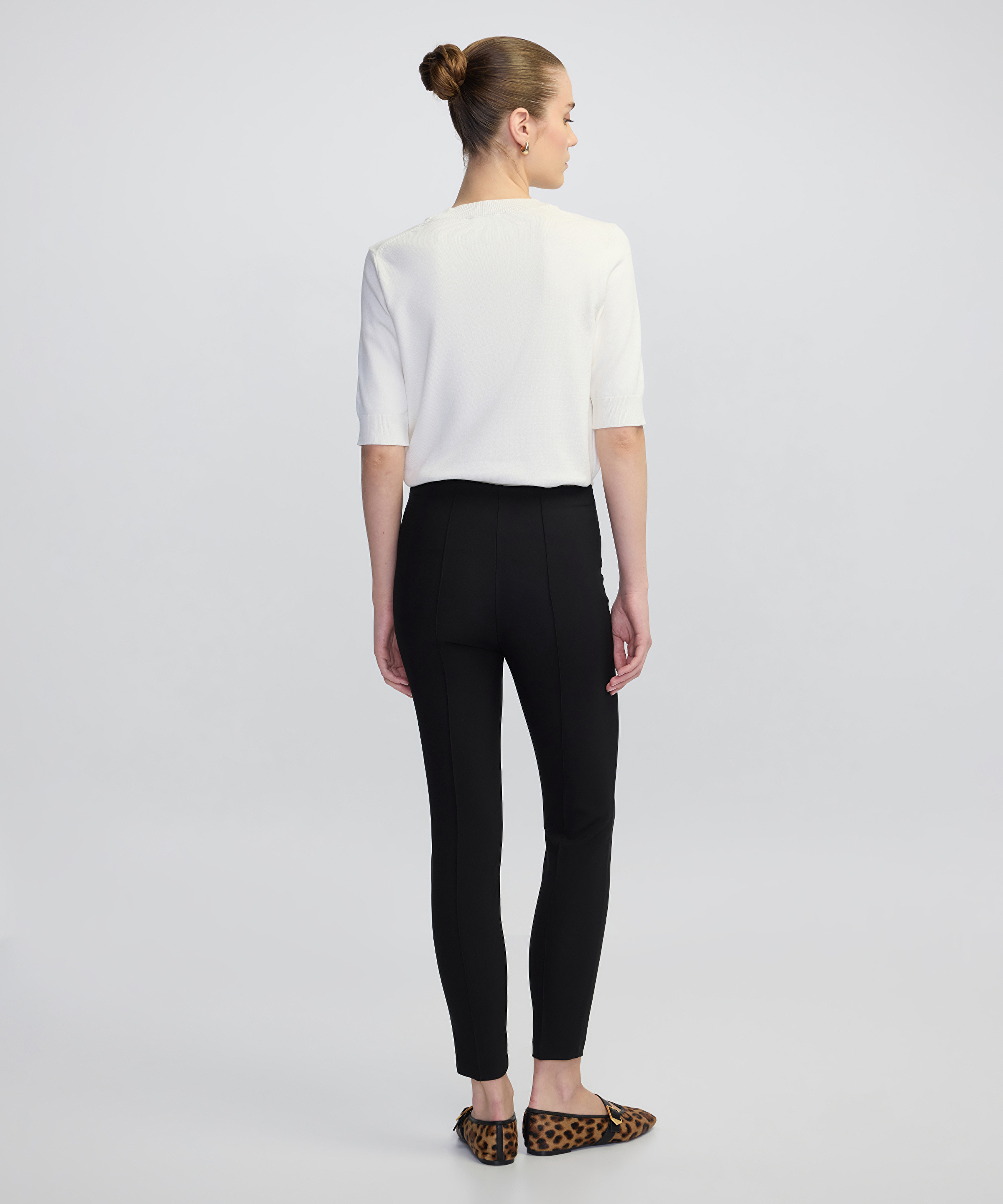 Metal fermuarlı skinny fit pantolon_3