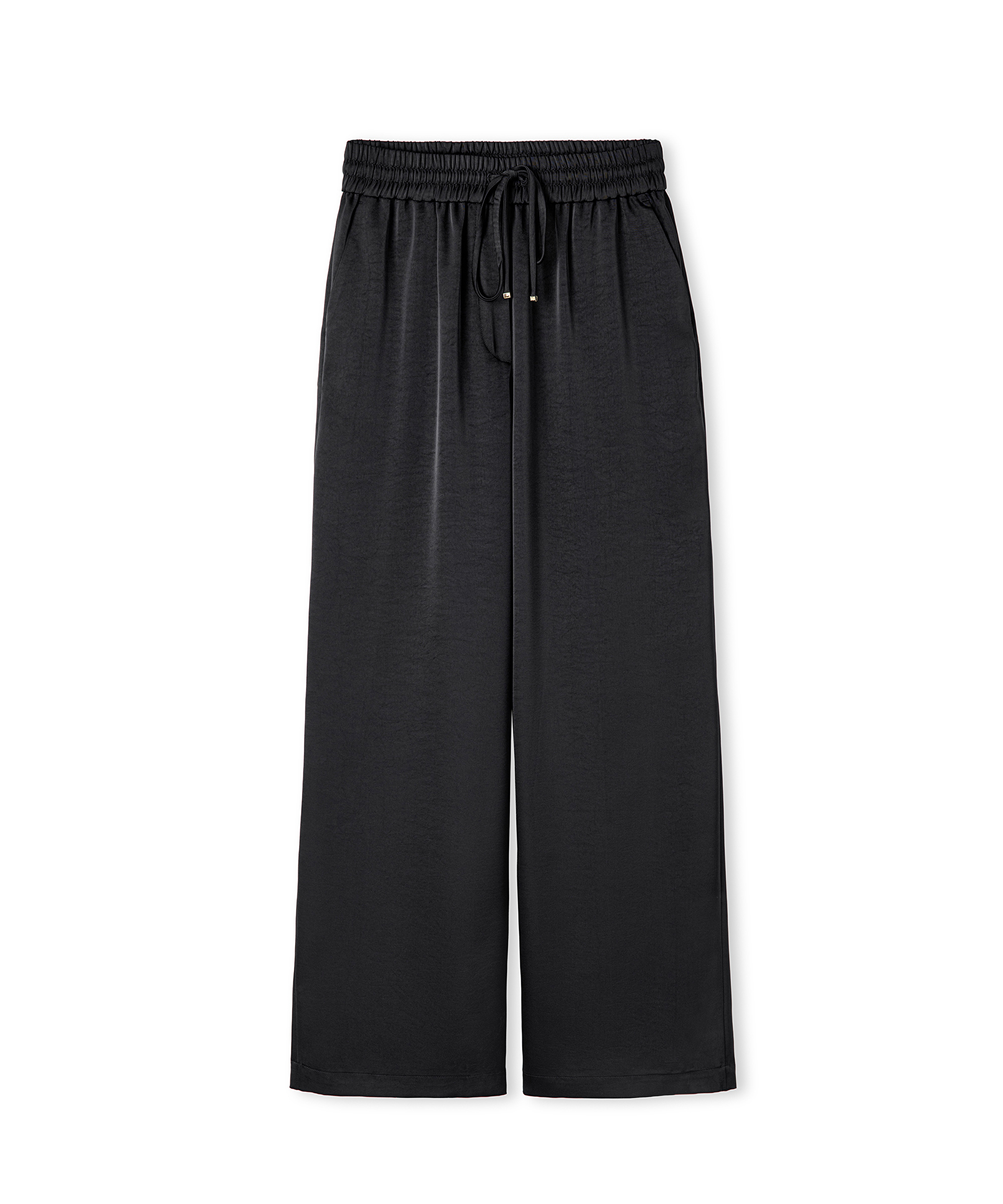 Wide leg fit elastik bel pantolon_3