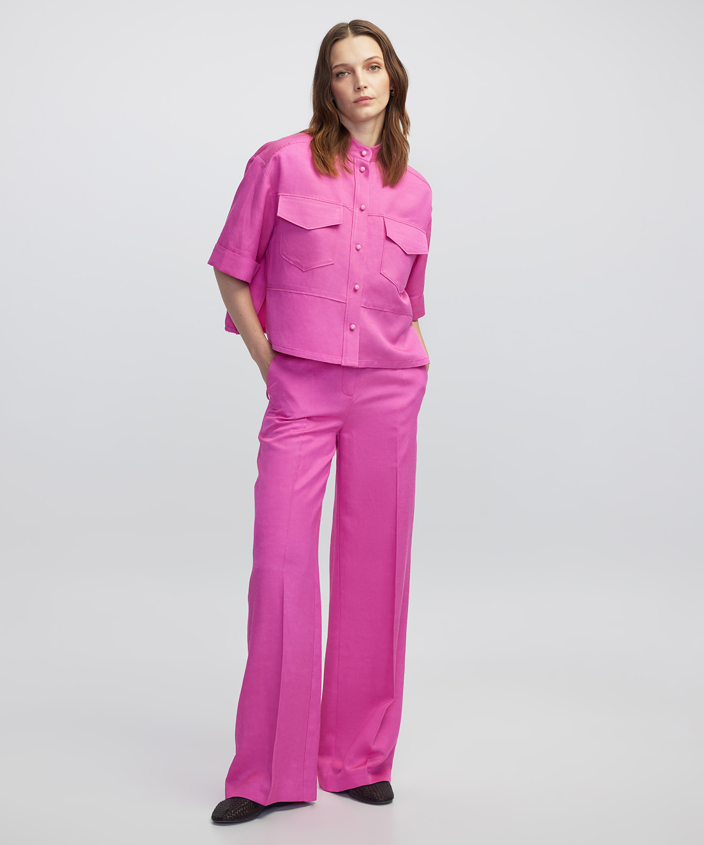 Wide leg fit pantolon