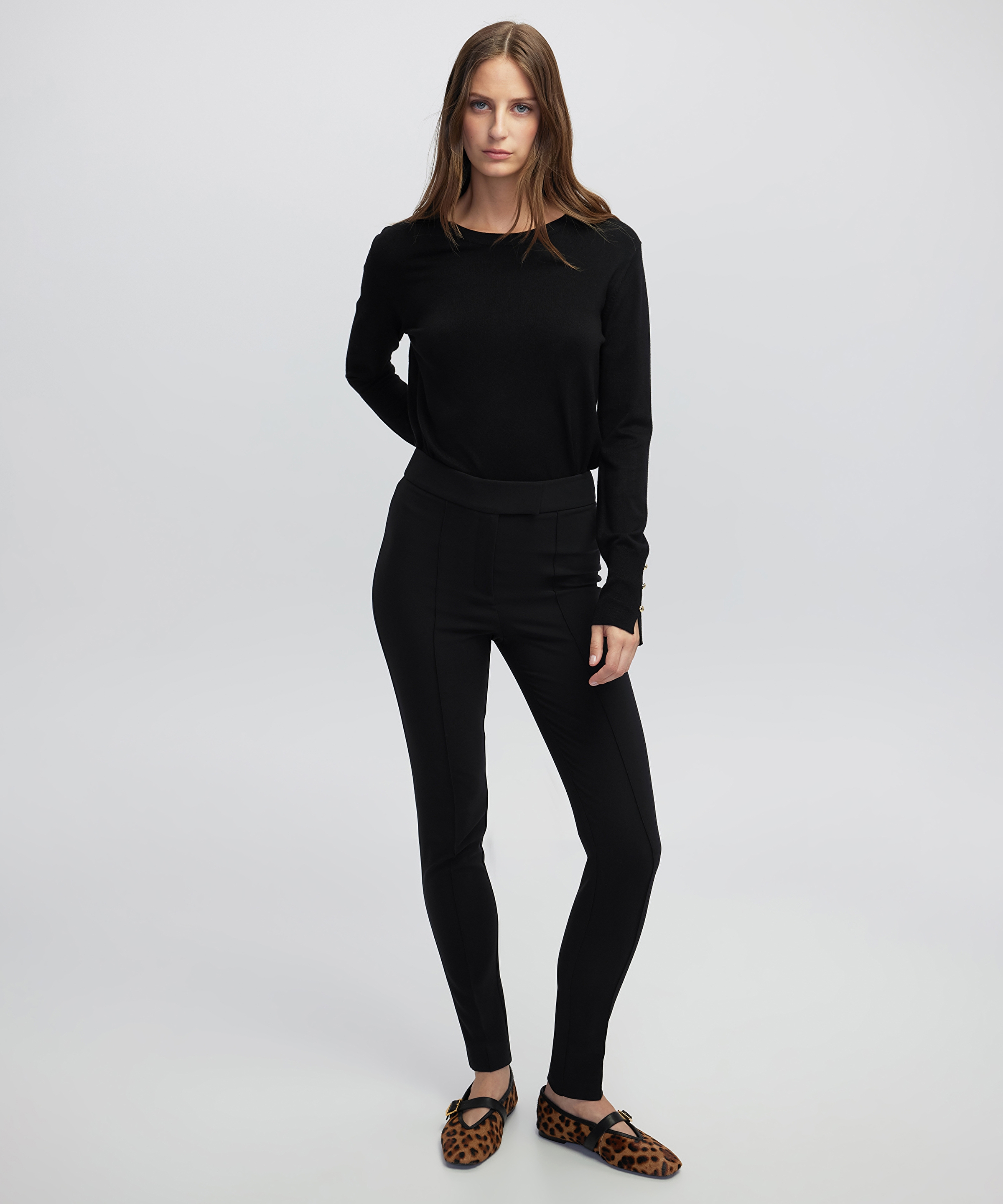 Yüksek bel skinny fit pantolon