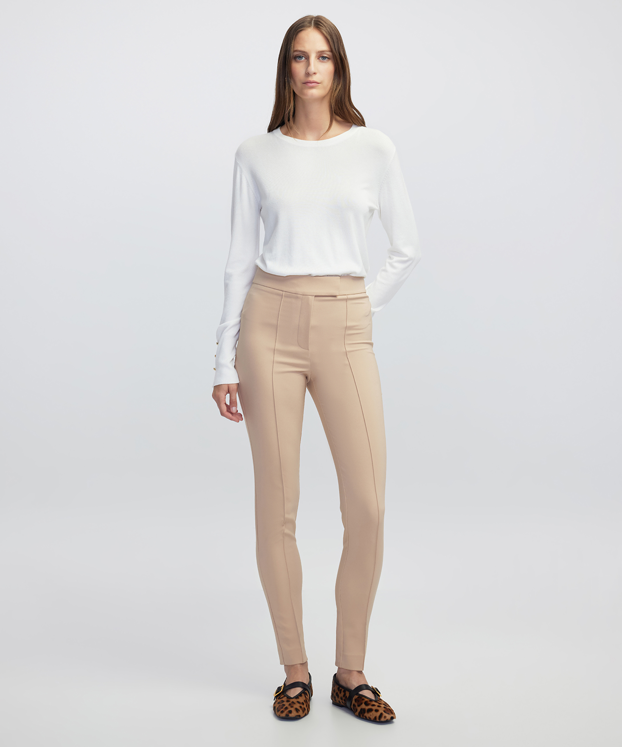 Yüksek bel skinny fit pantolon