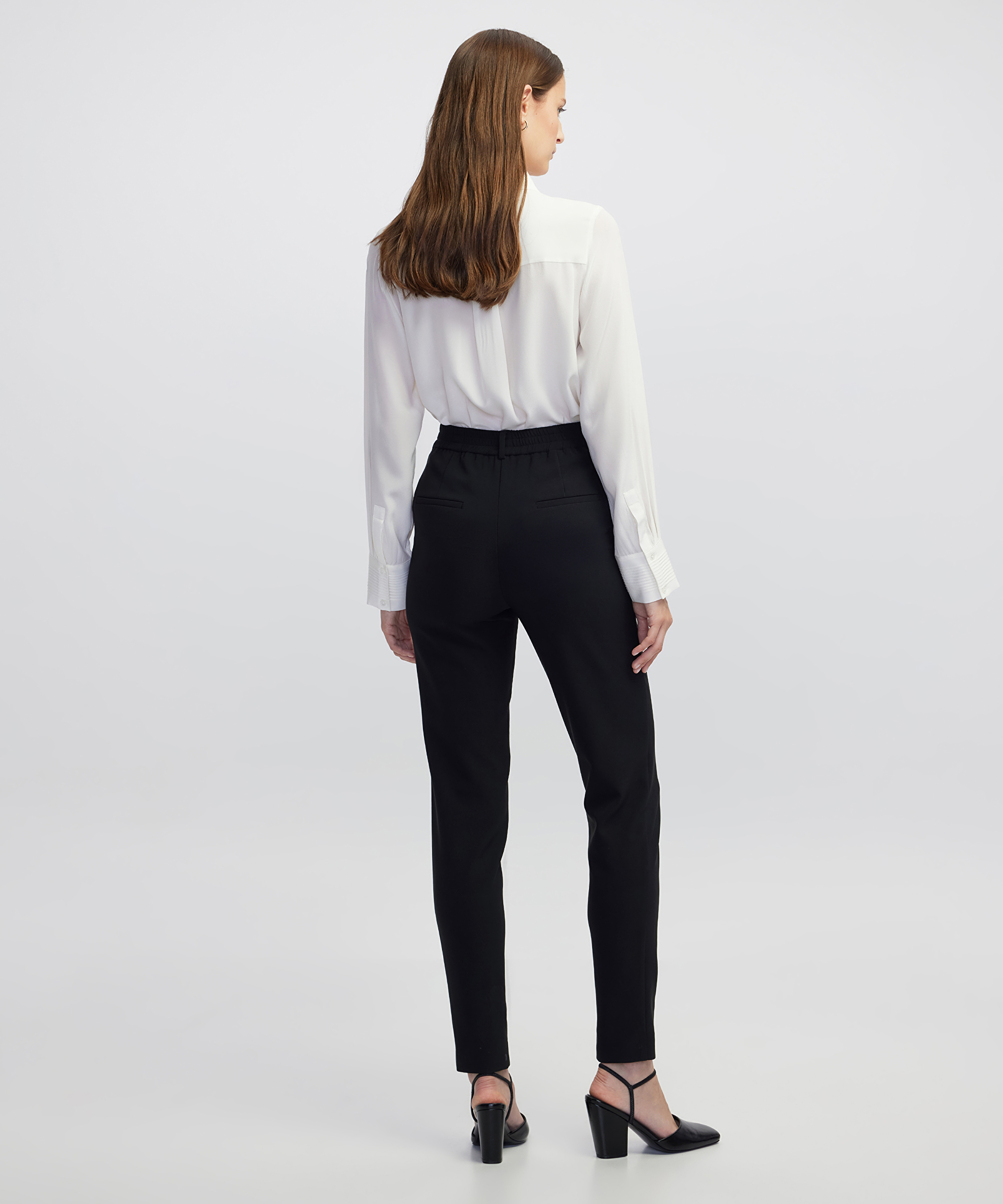Elastik bel skinny fit pantolon_2