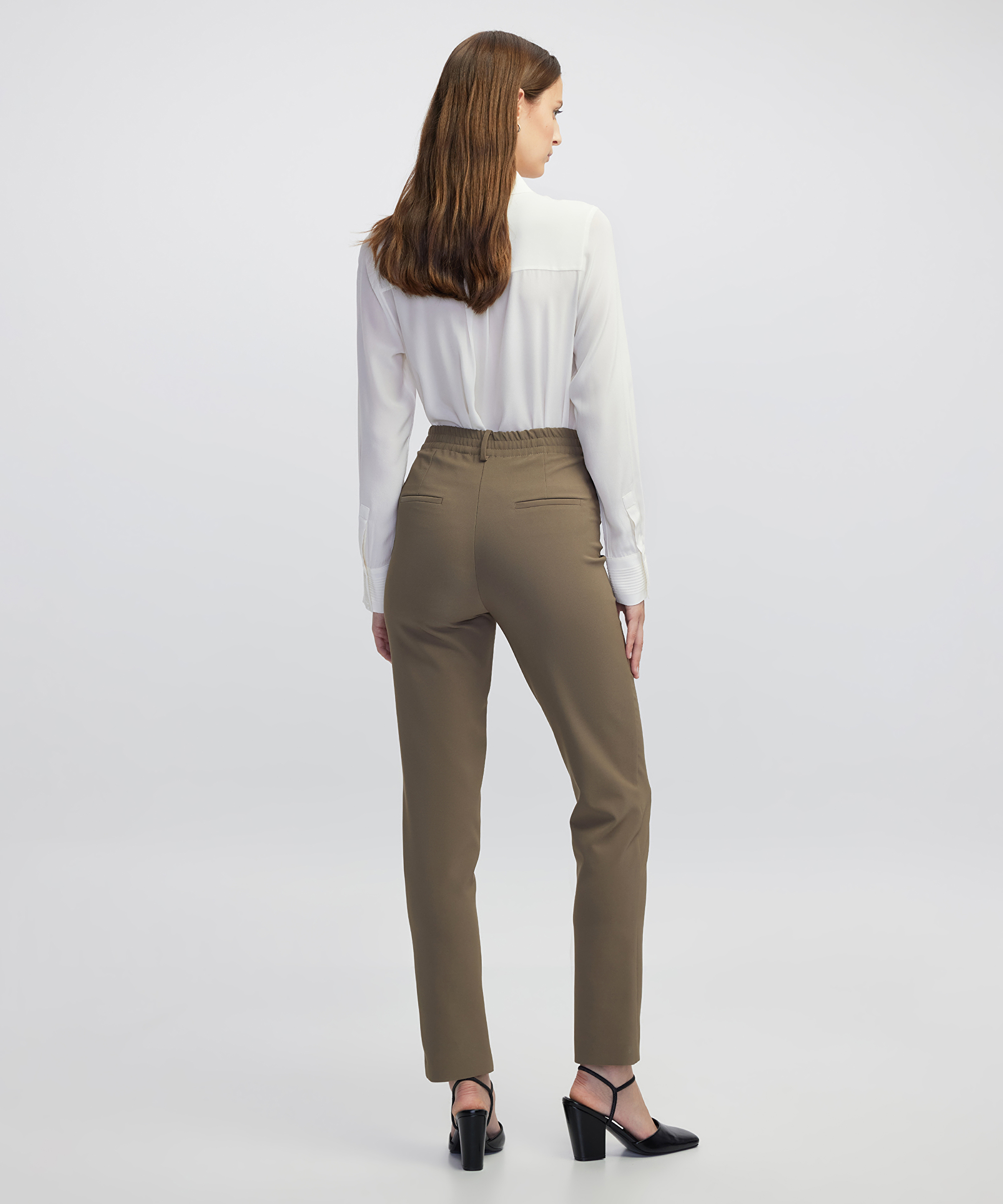 Elastik bel skinny fit pantolon_2