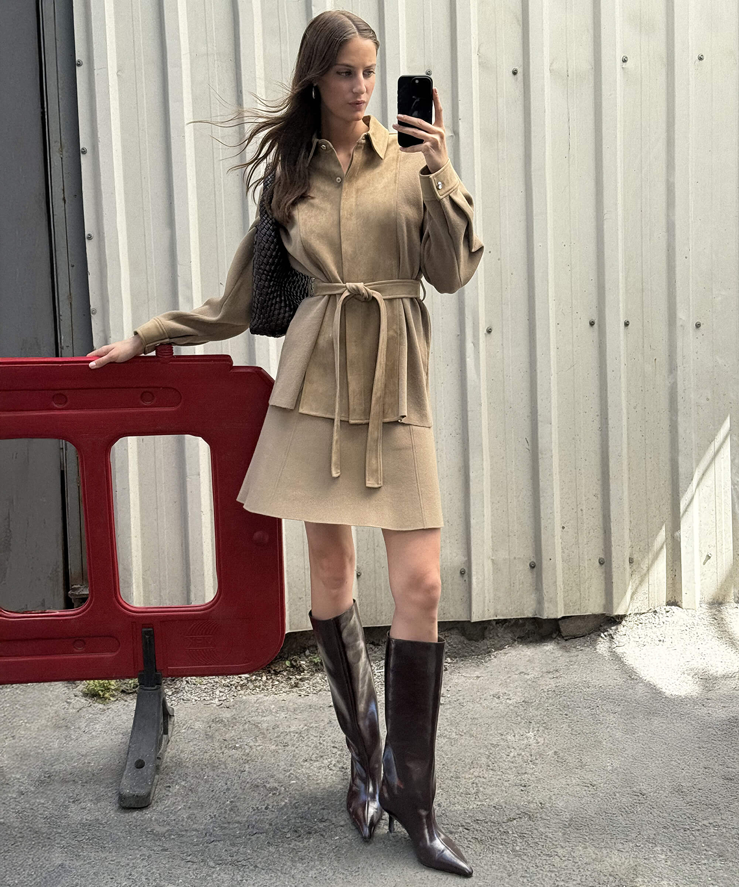 Triko mini etek
