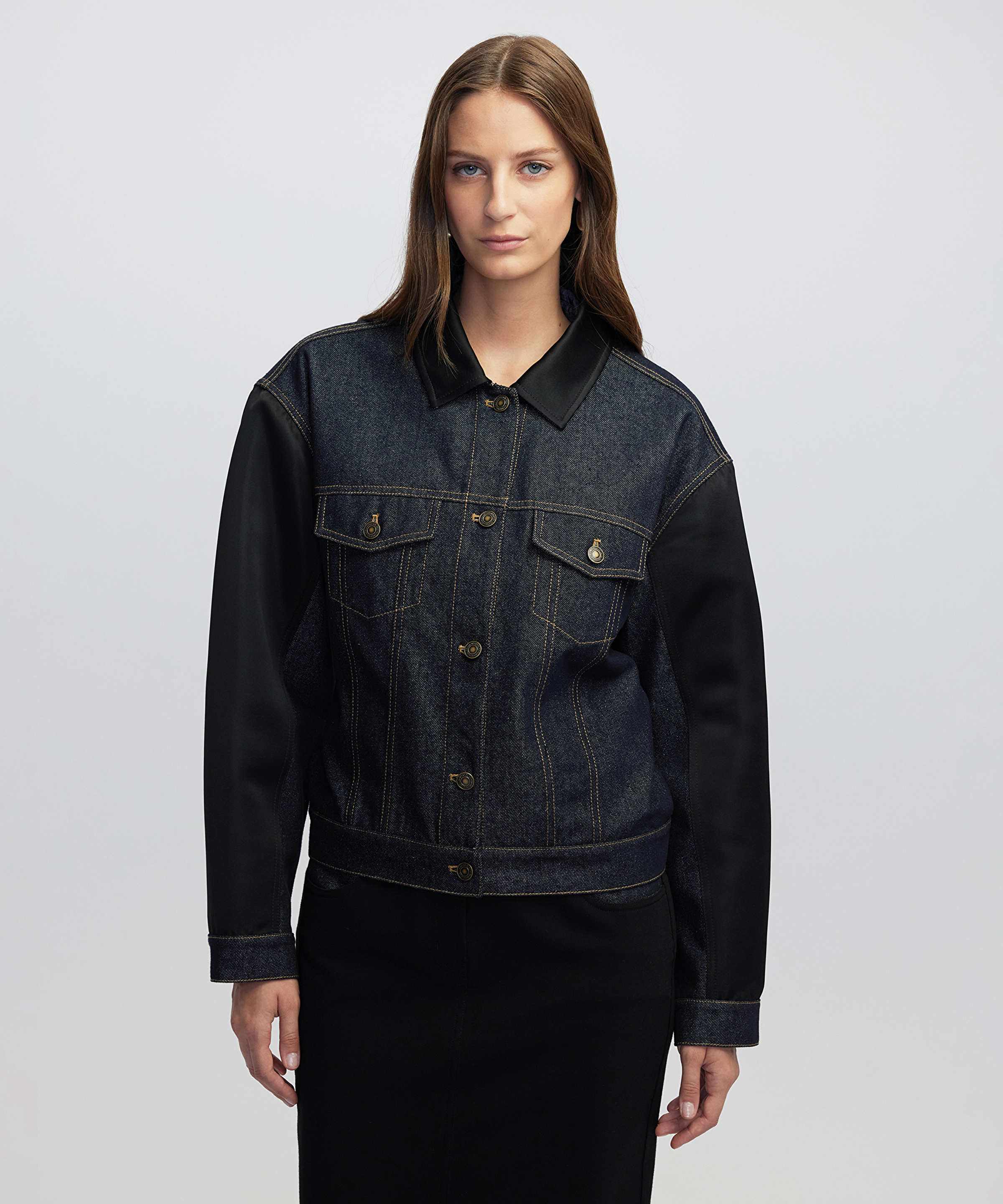 Saten mix denim ceket_1