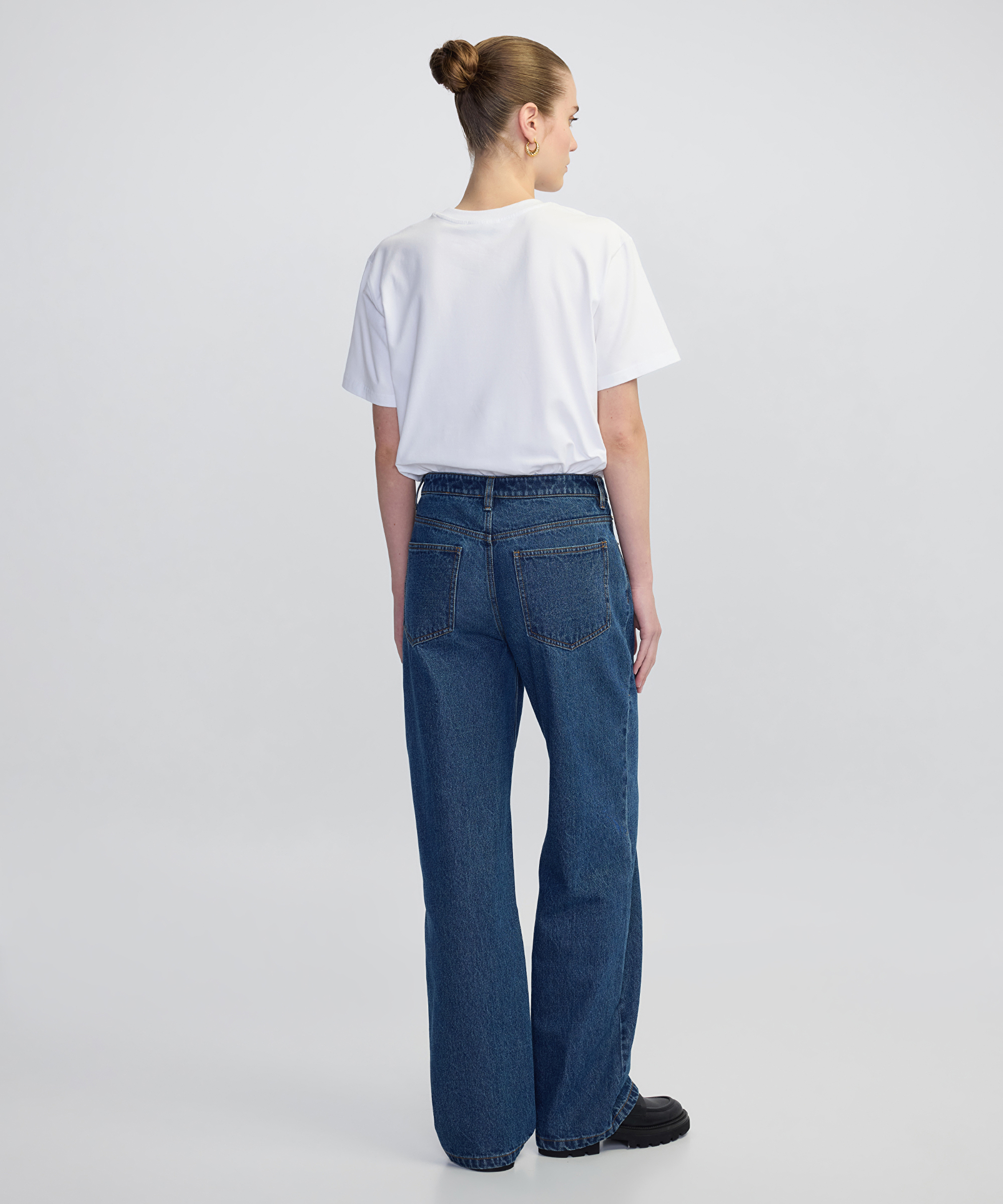 Wide leg fit jean pantolon_2