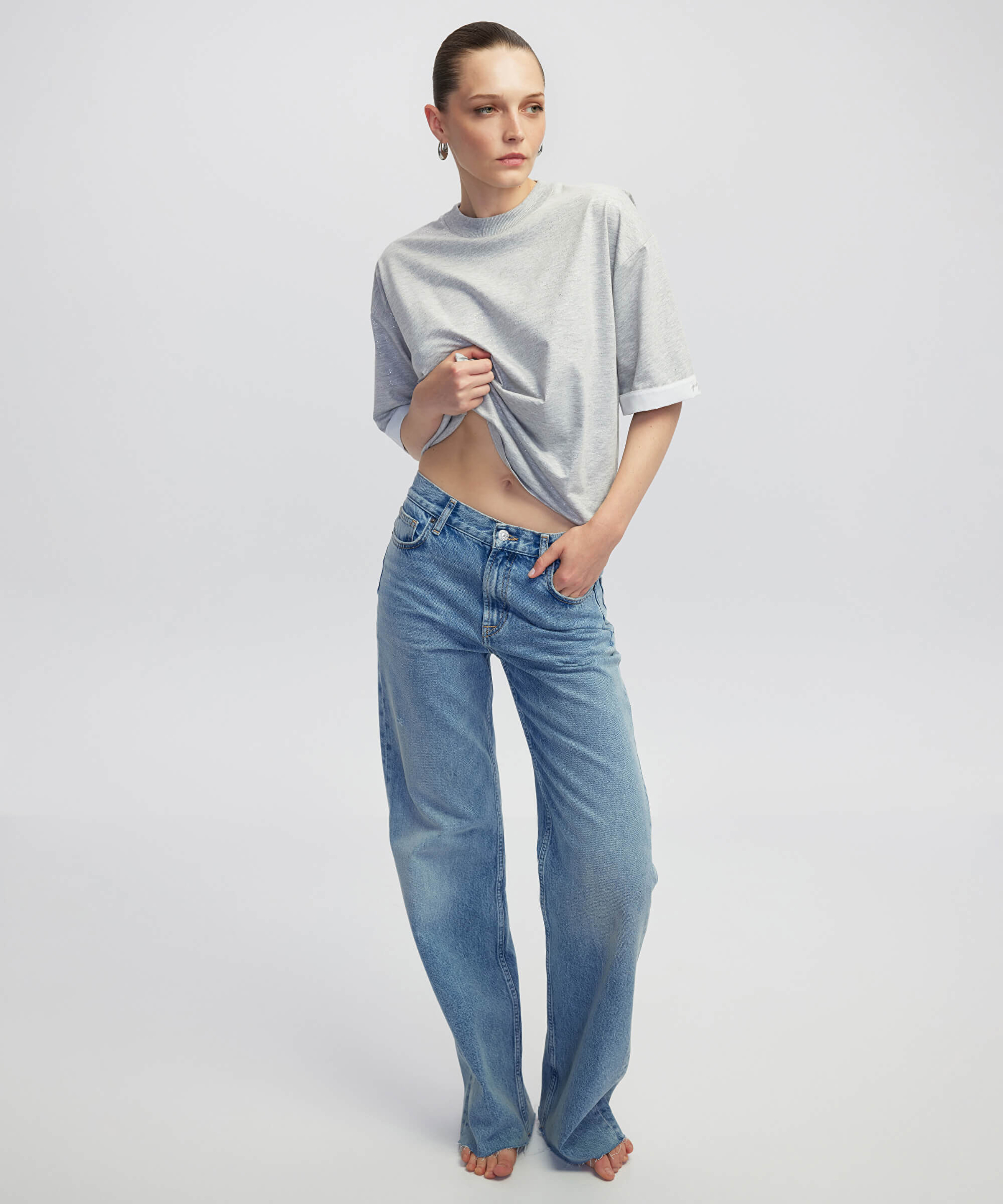 Wide leg fit jean pantolon_1