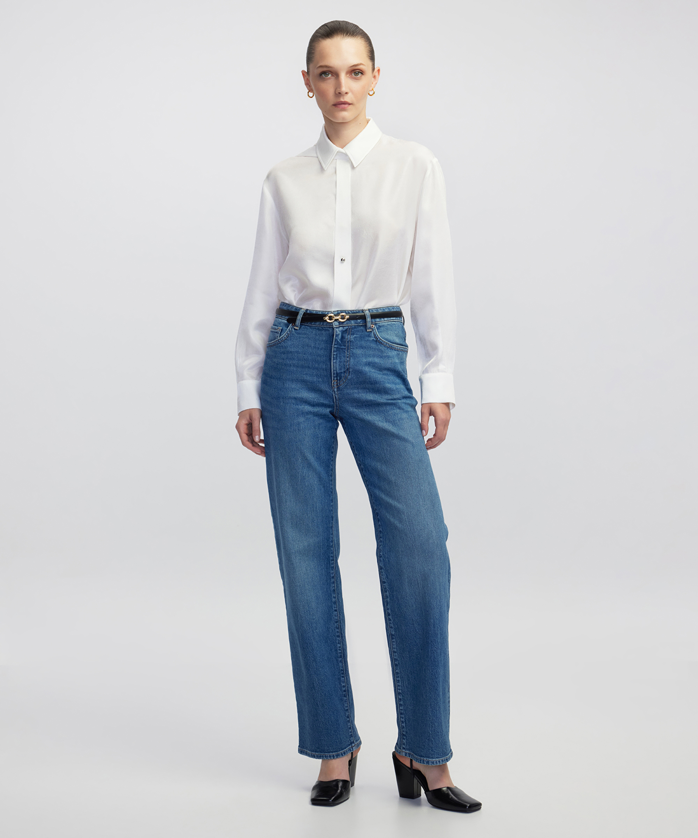 Wide leg fit jean pantolon_1