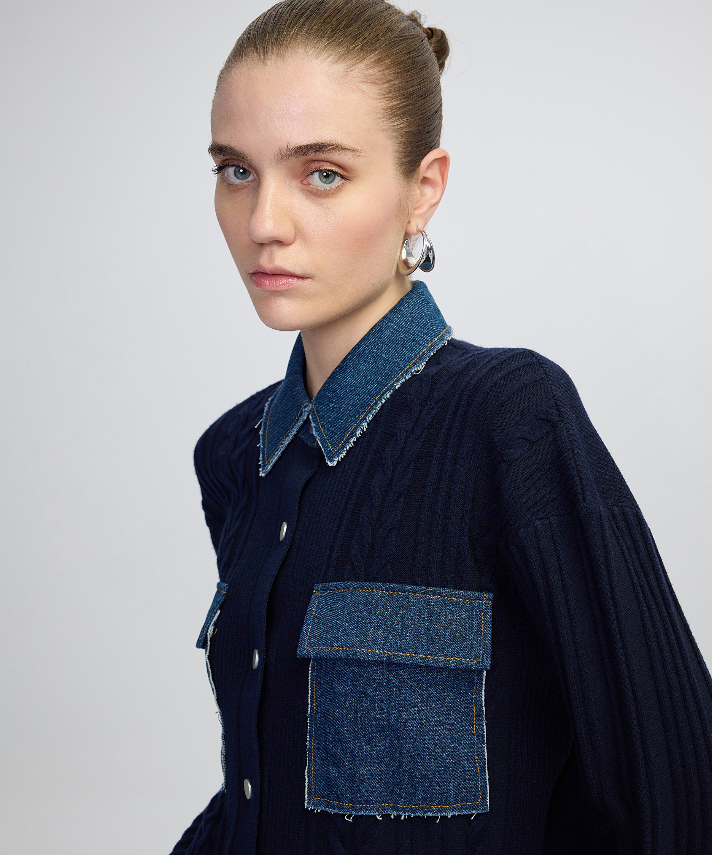 Denim mix triko _1
