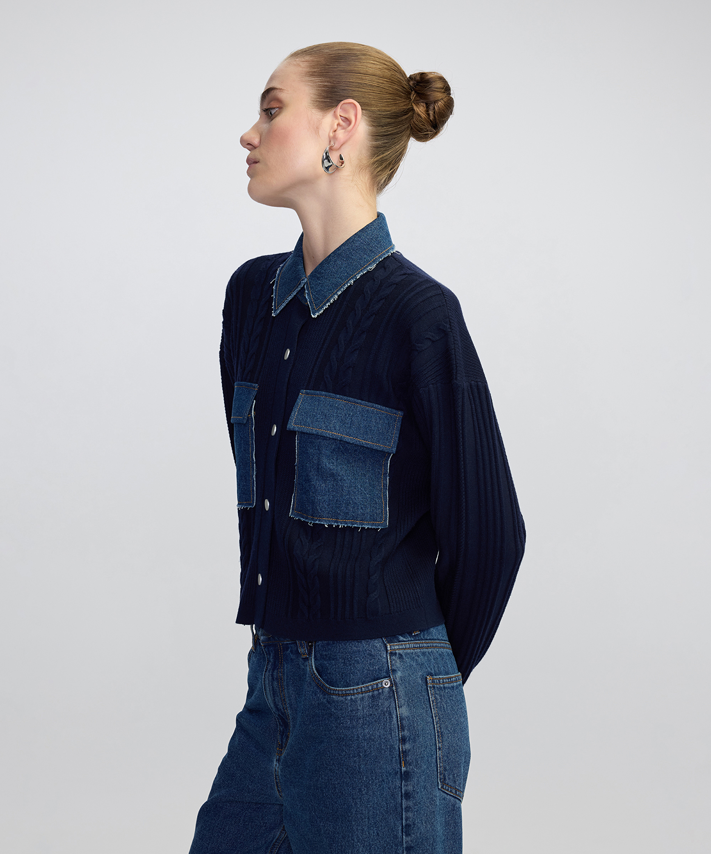 Denim mix triko _3