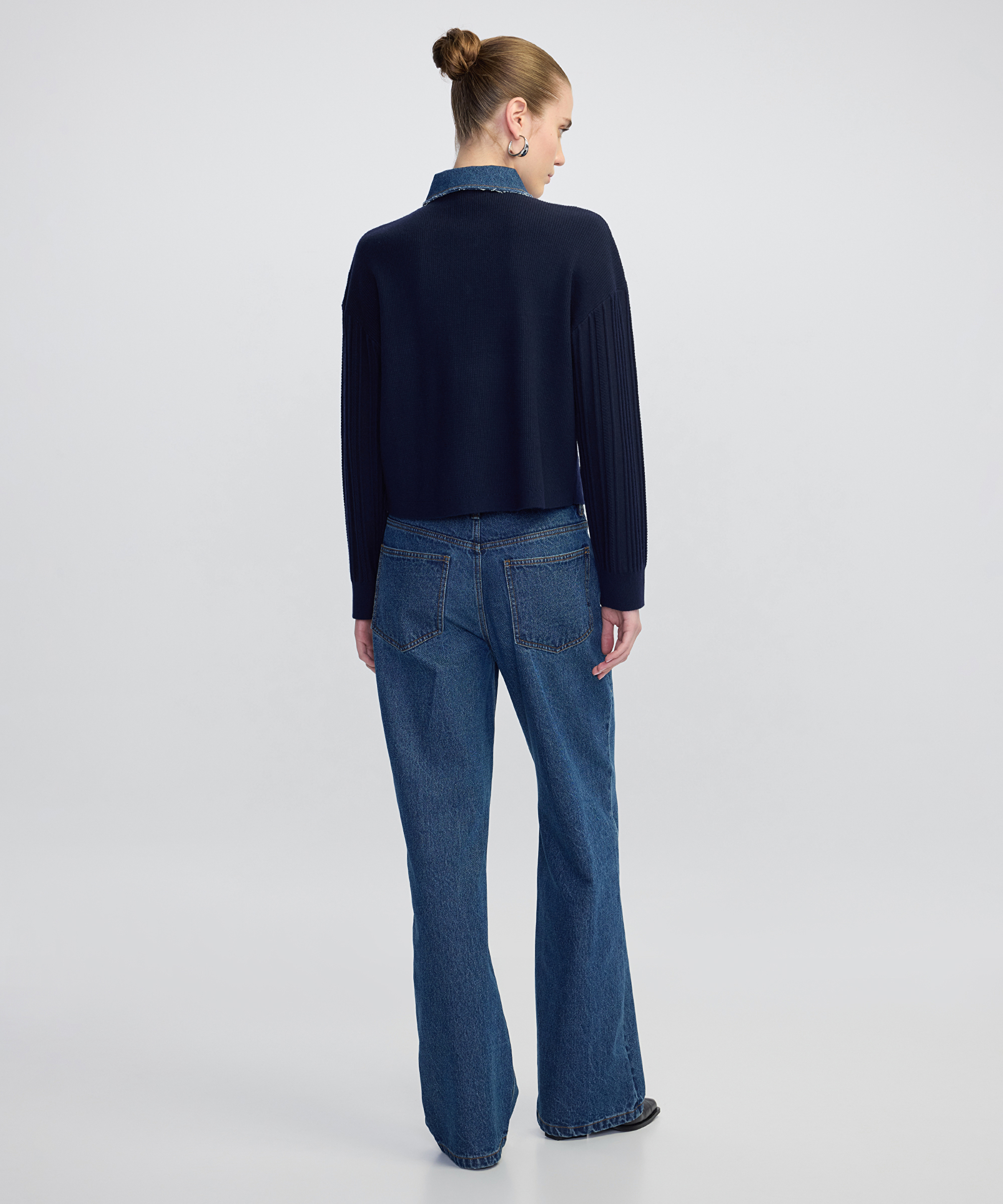 Denim mix triko _4