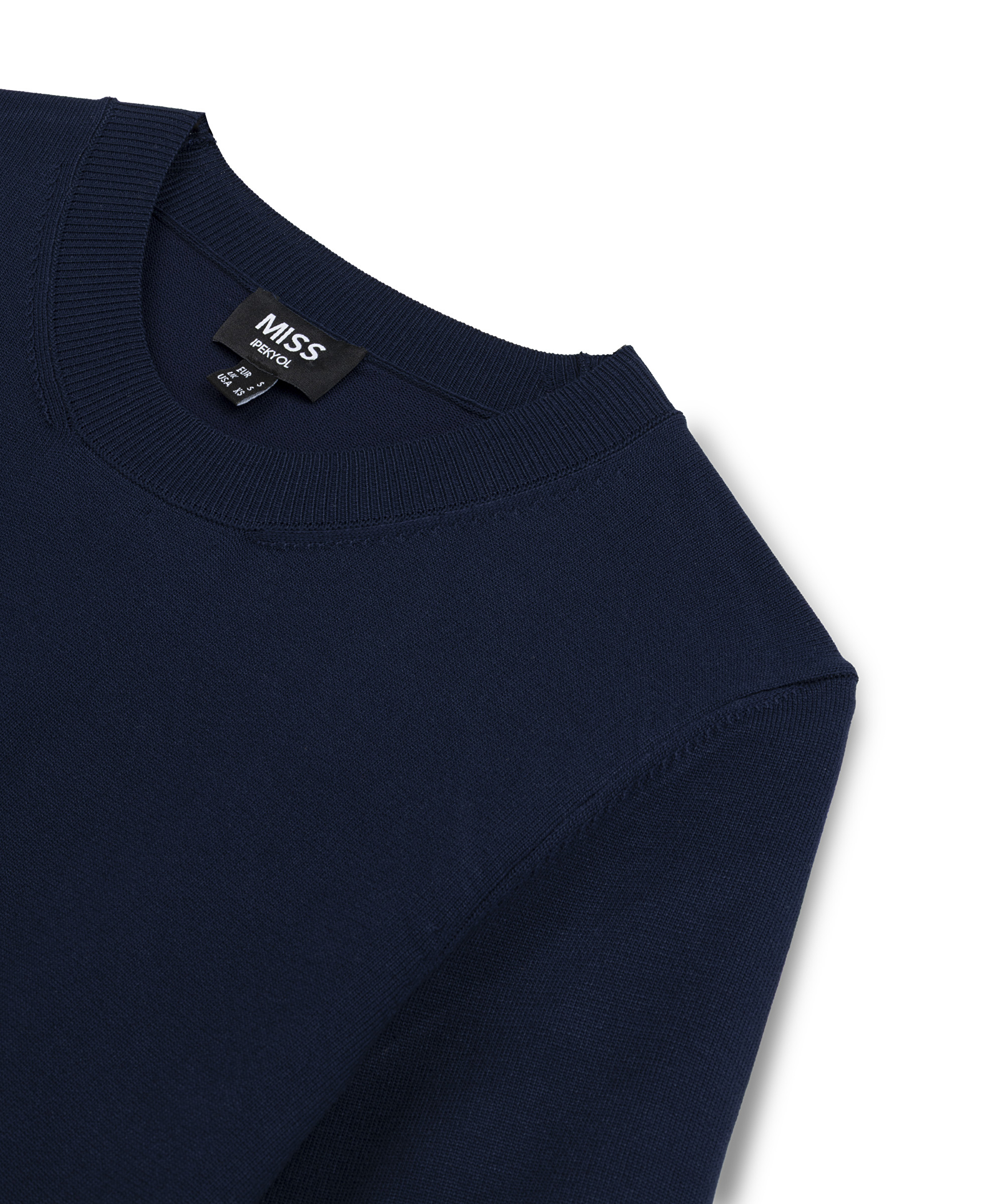 Bisiklet yaka basic triko_5