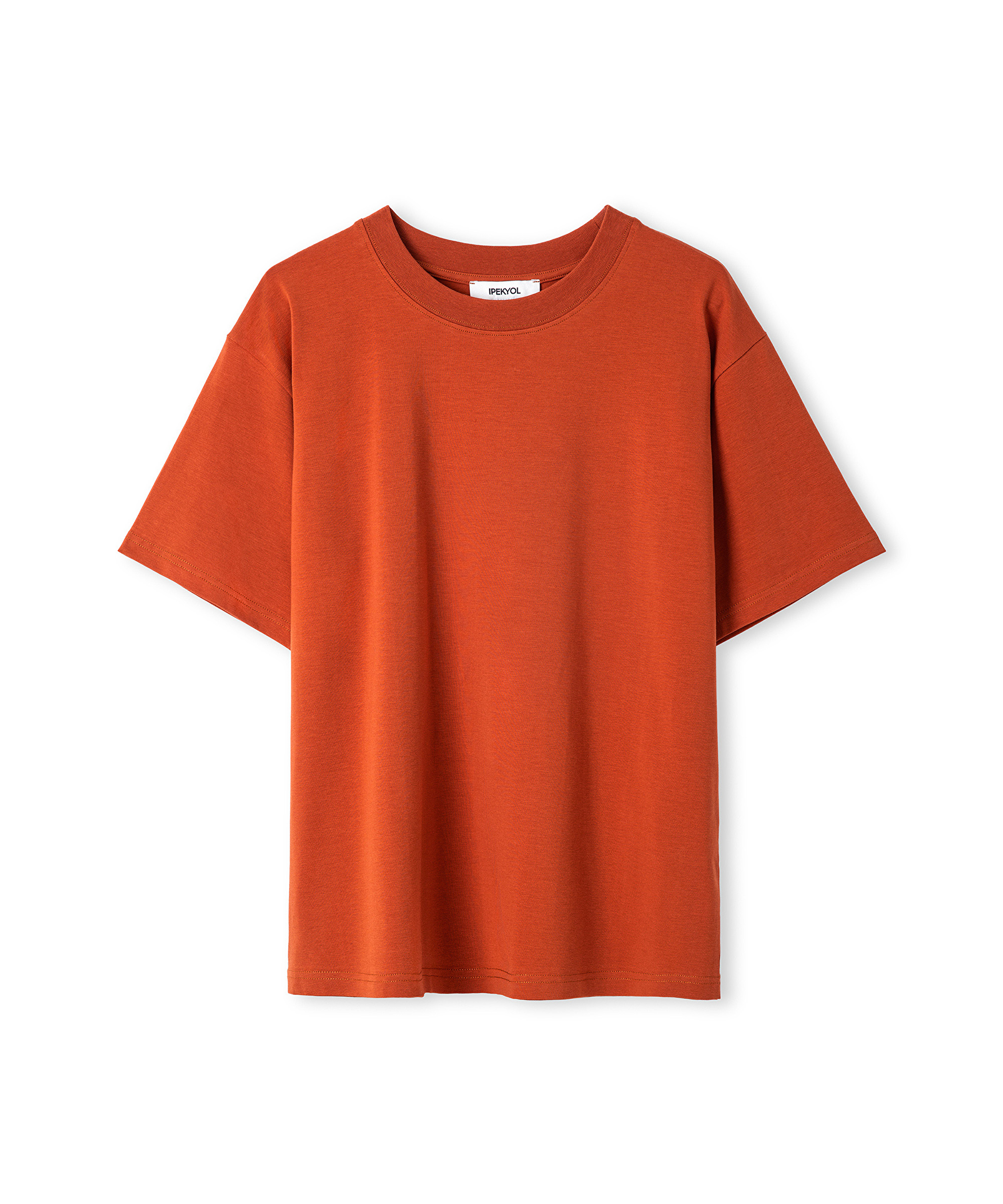 Bisiklet yaka basic tişört_4