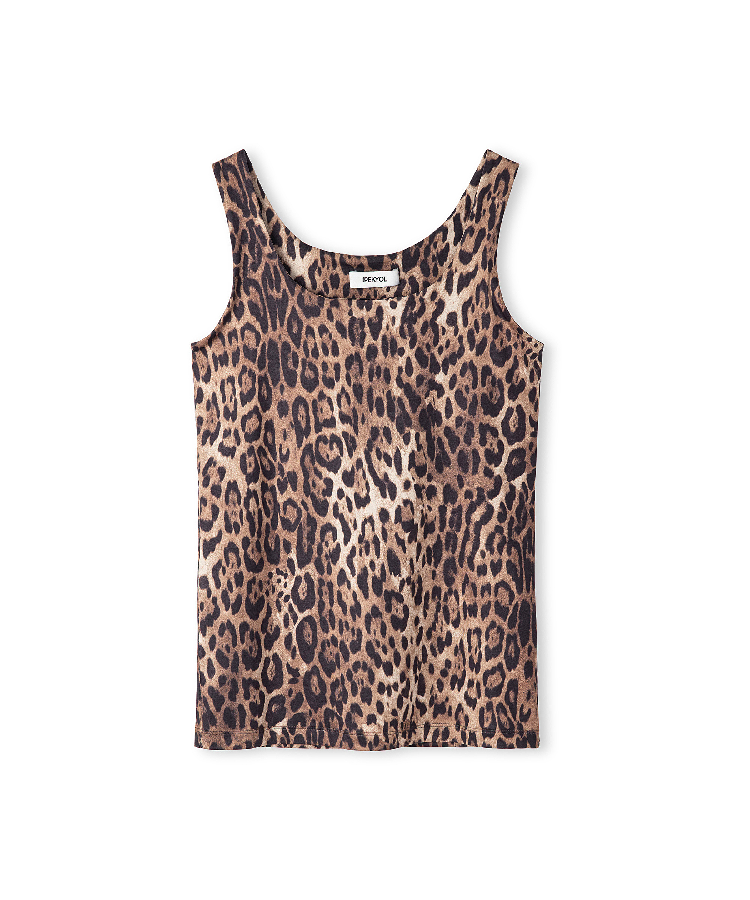 Leopar desen tişört _4
