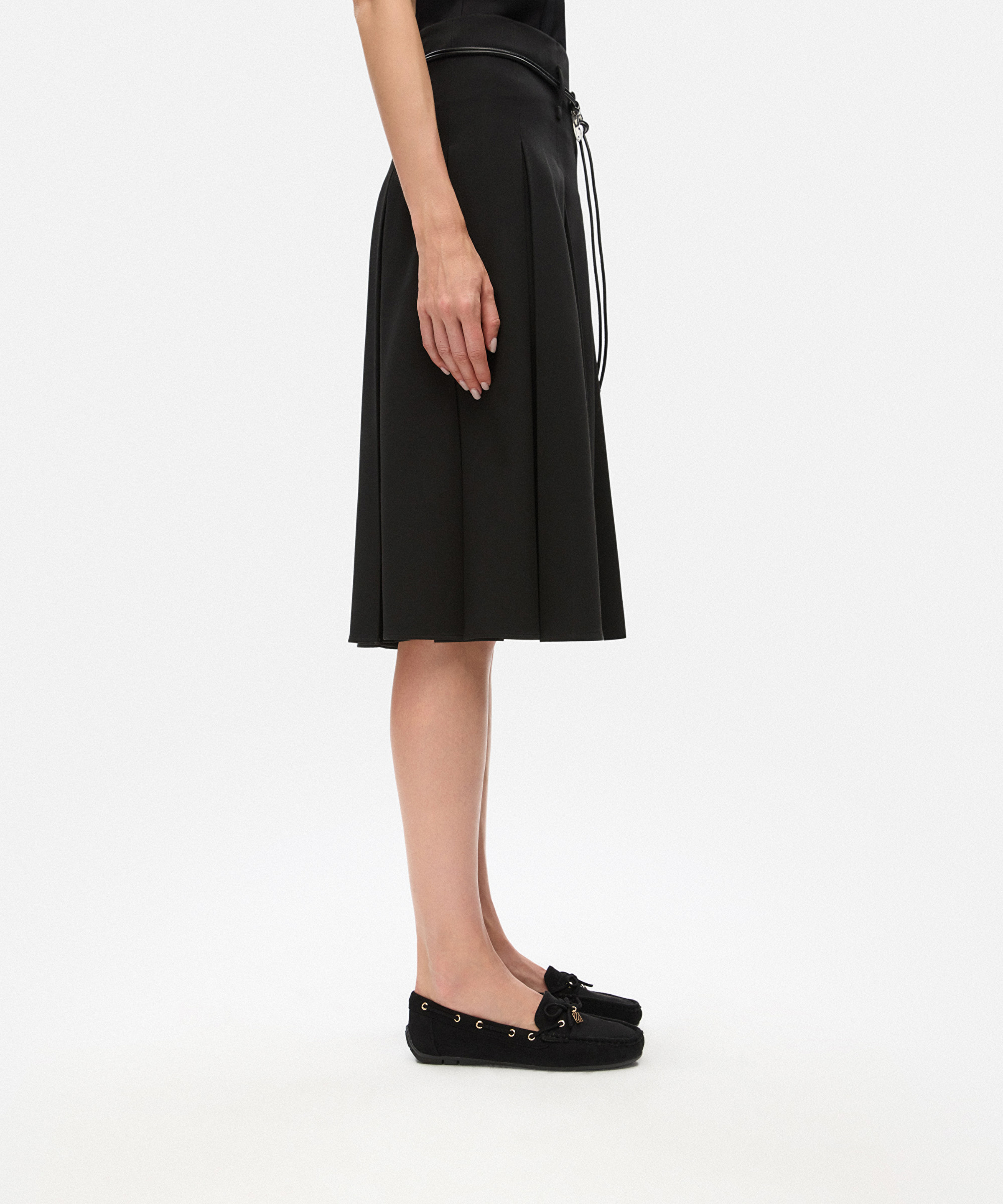 Monogram tokalı loafer