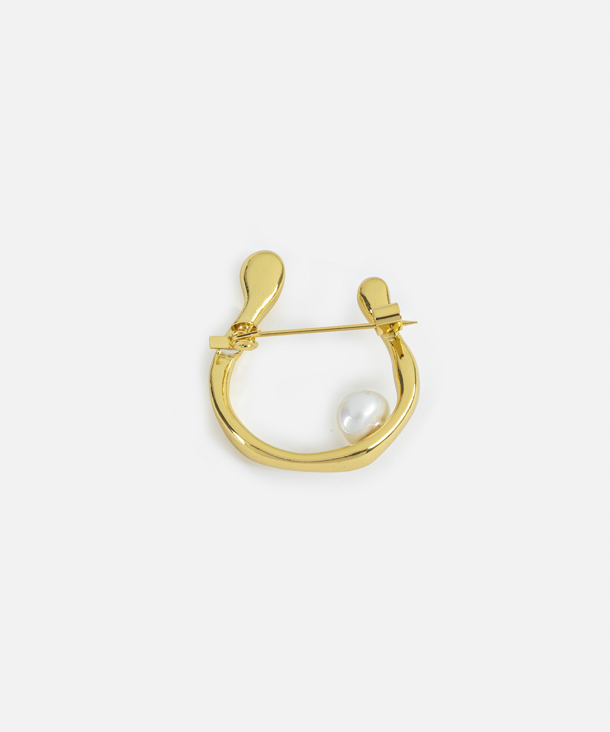 Suni incili metal broş_2