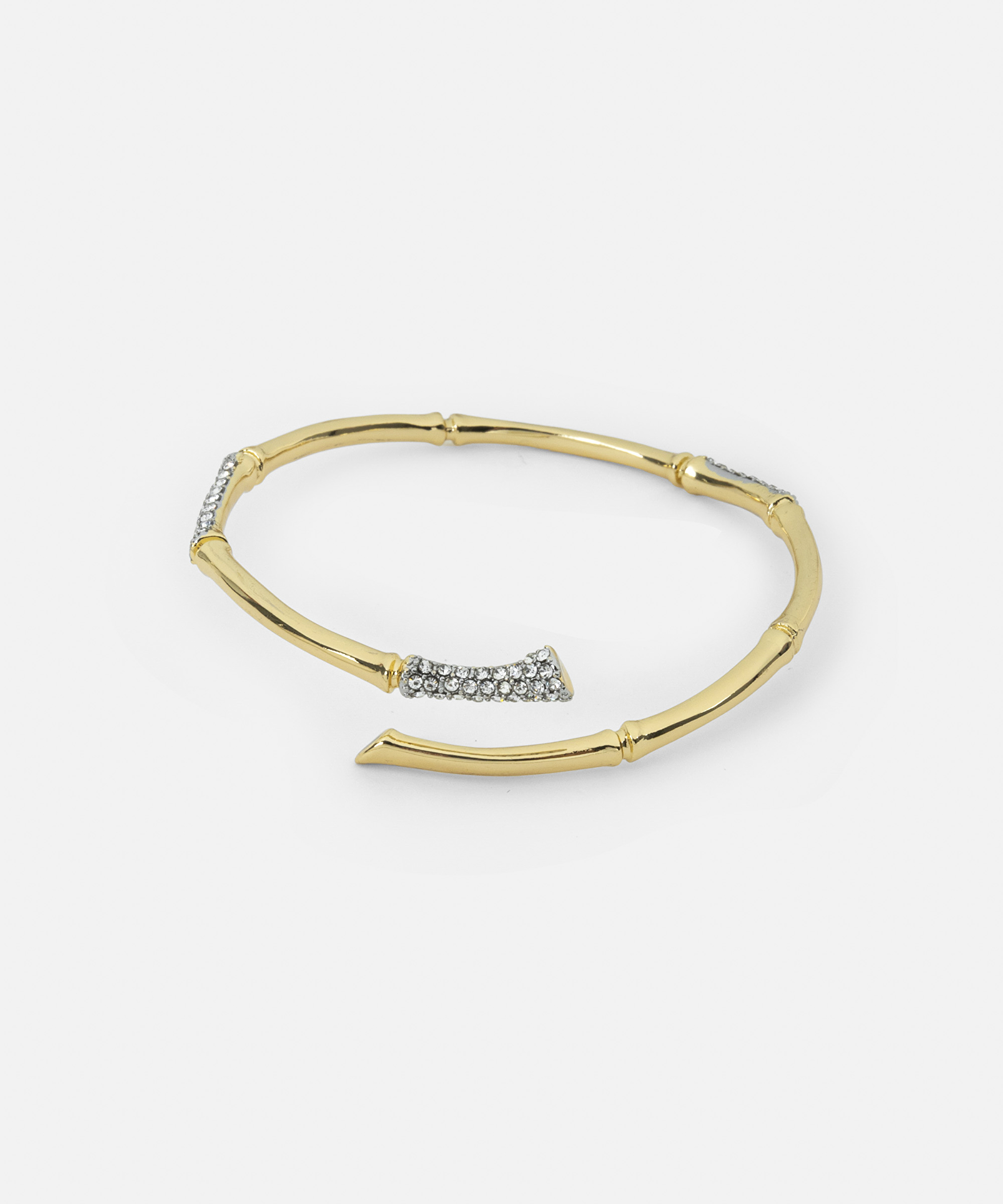 Kristal taşlı metal bileklik