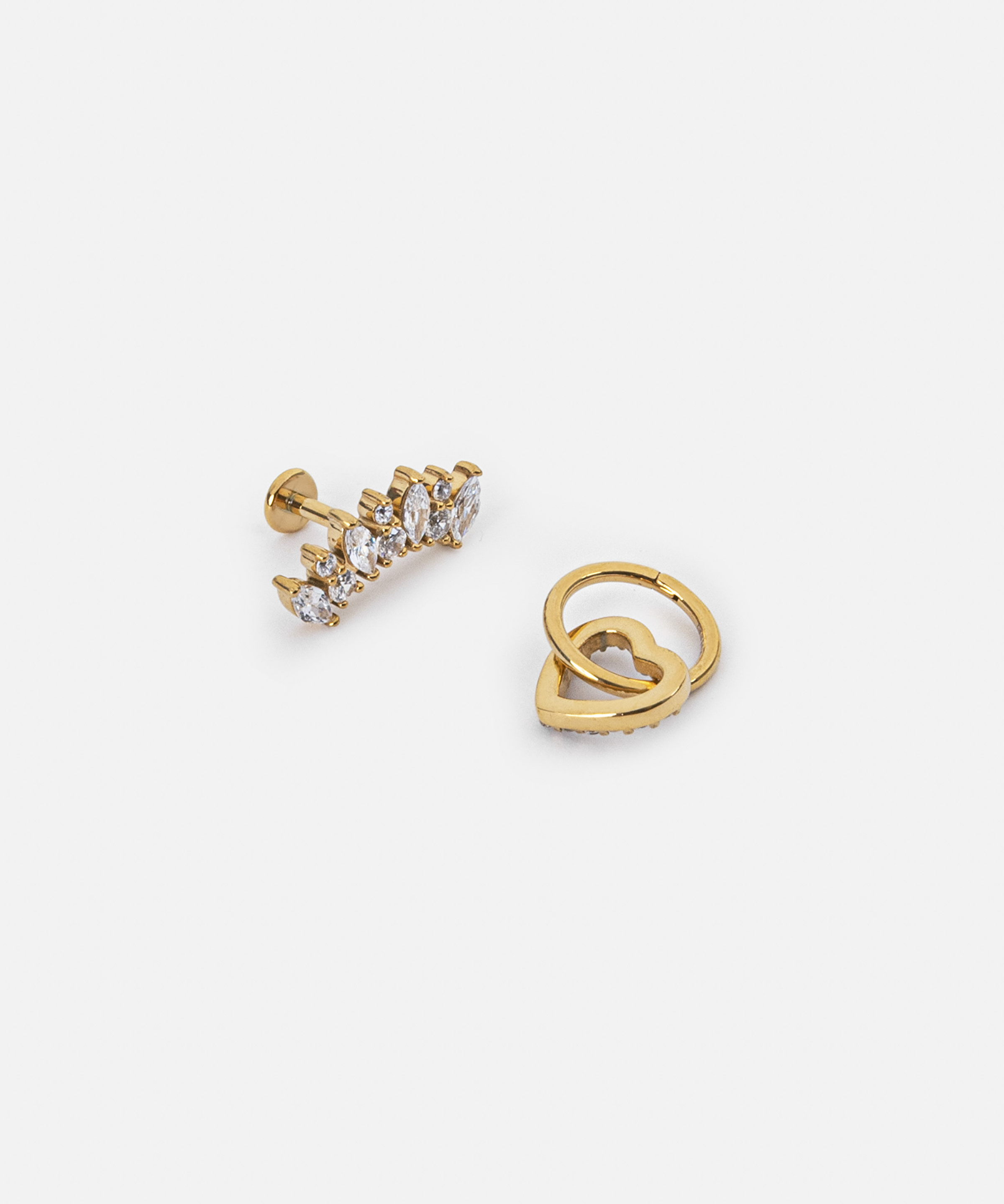Zirkon taşlı paslanmaz çelik piercing_1