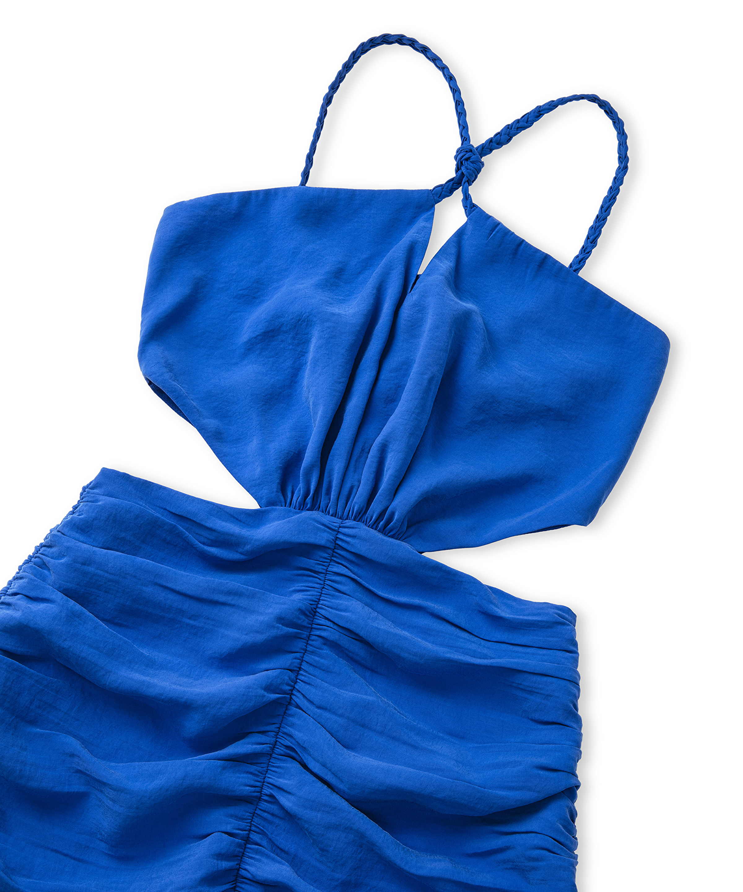 Halter yaka cutout elbise_5