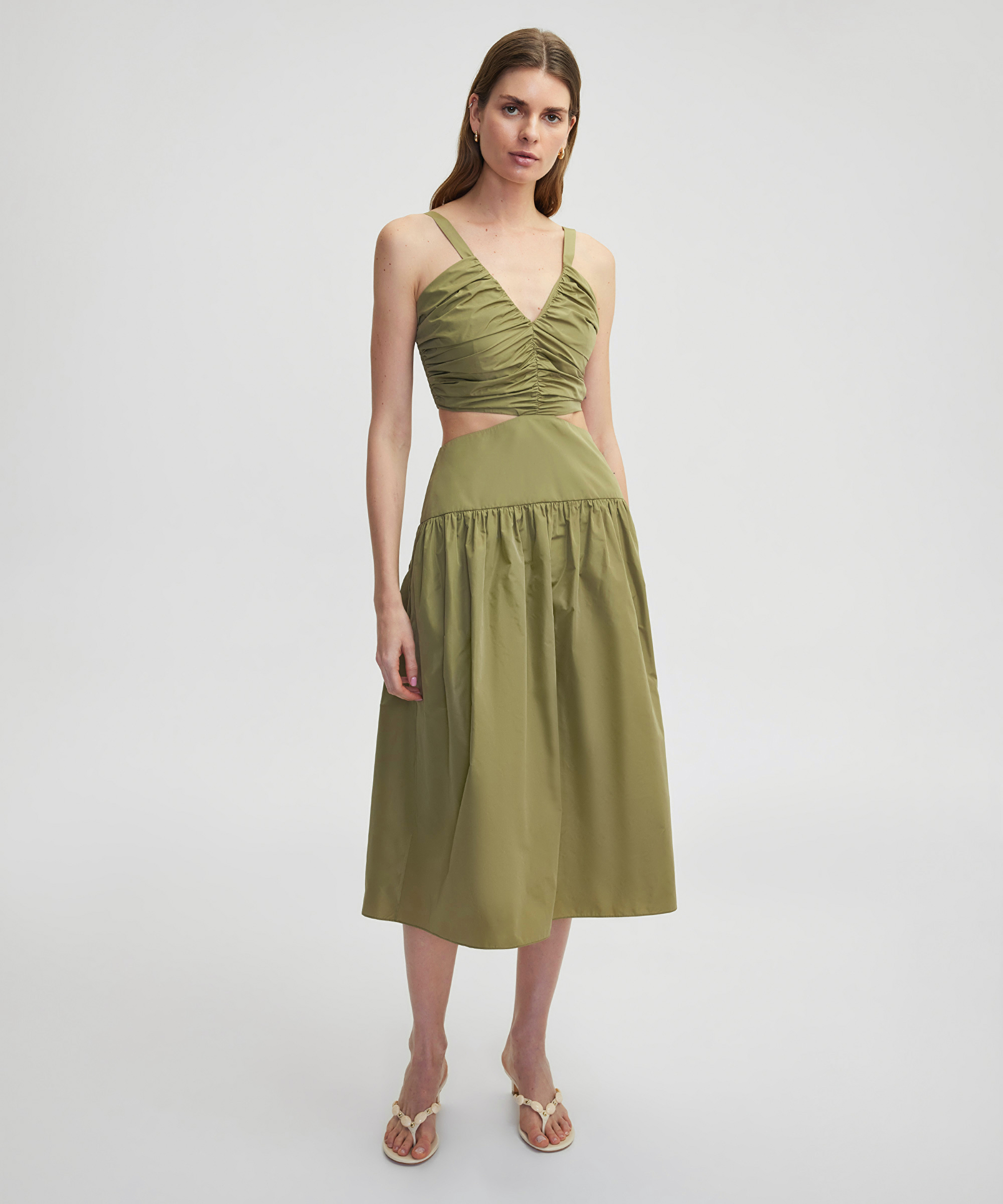 Cutout tafta elbise_1