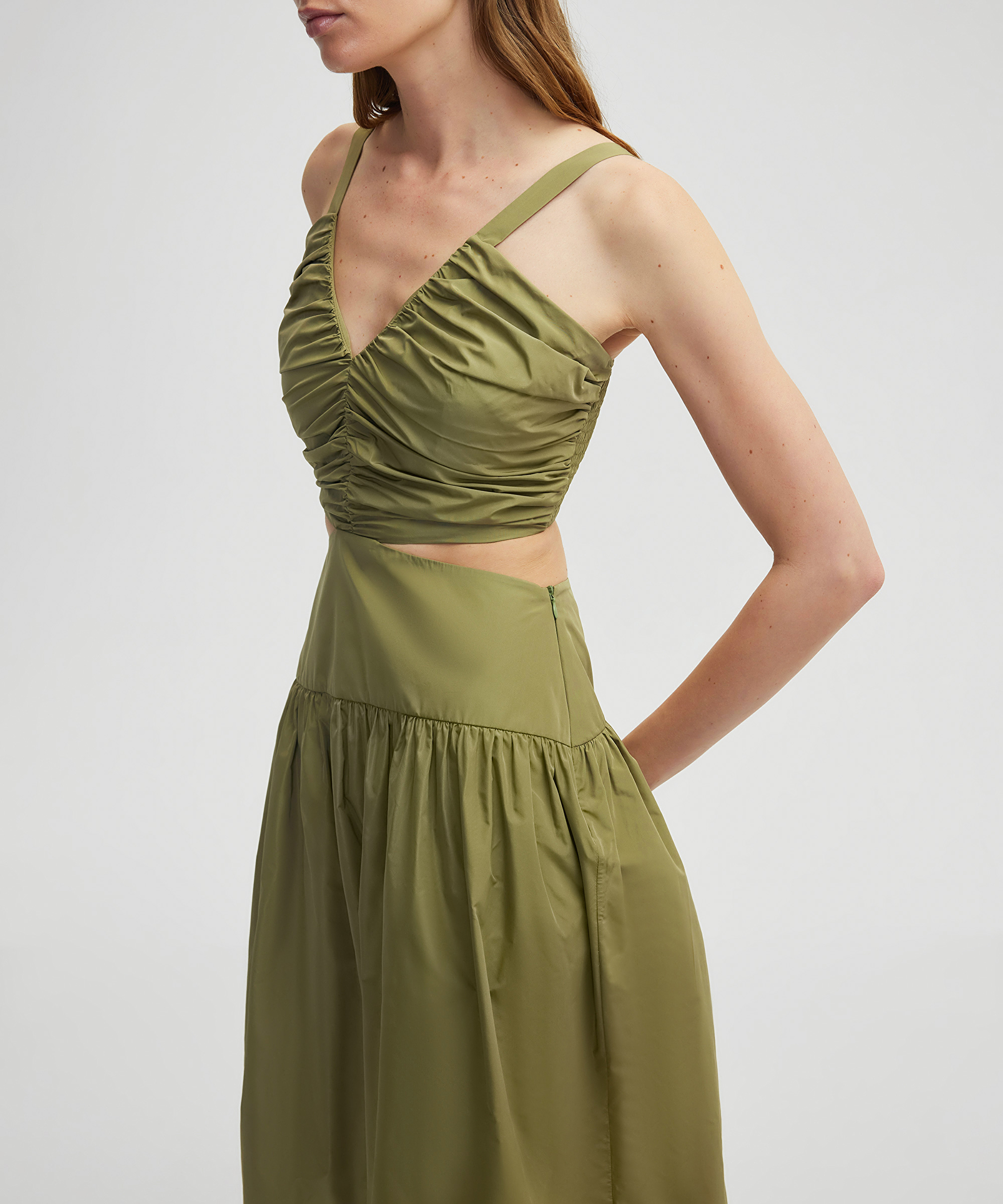 Cutout tafta elbise_2