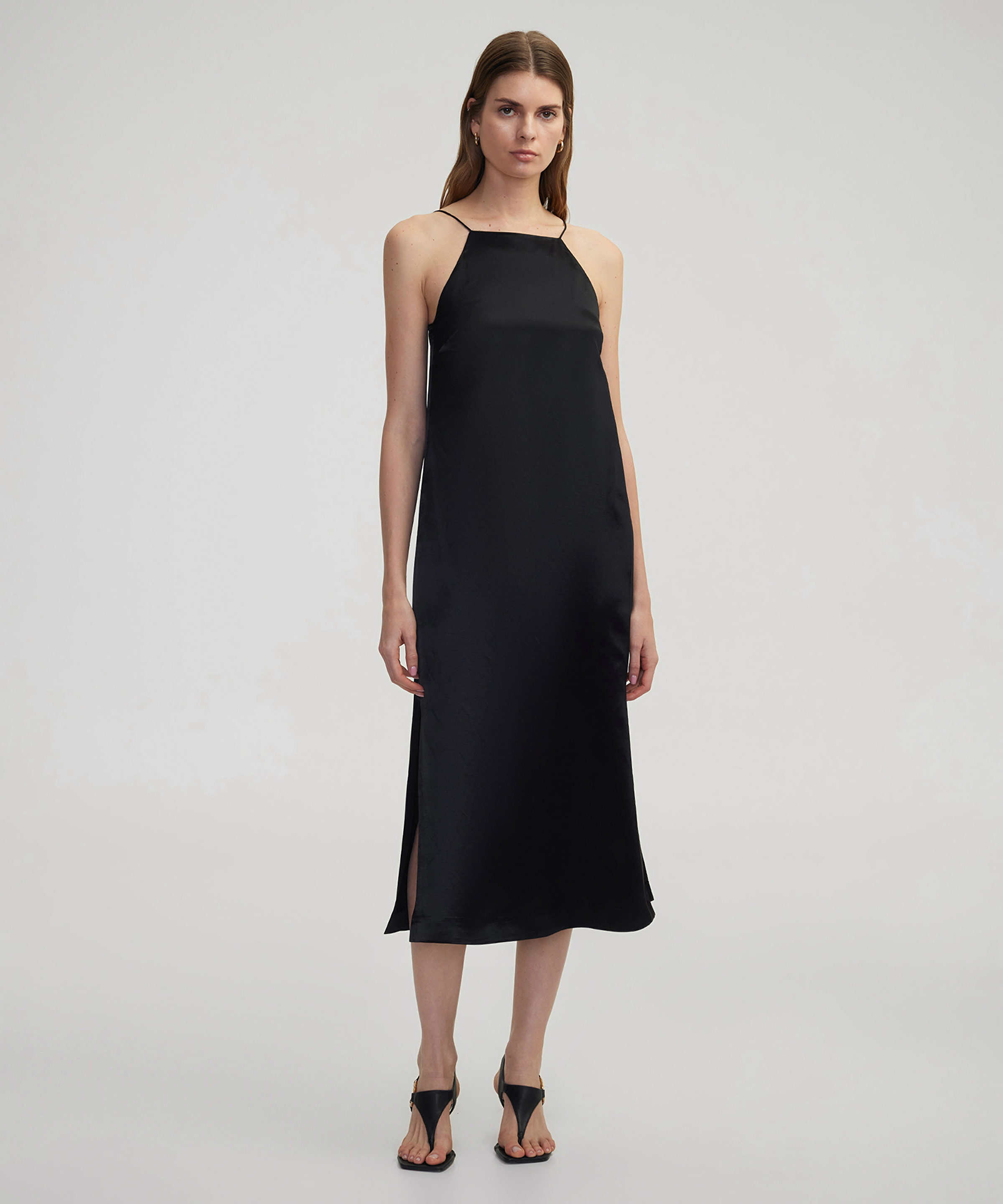 Halter yaka elbise