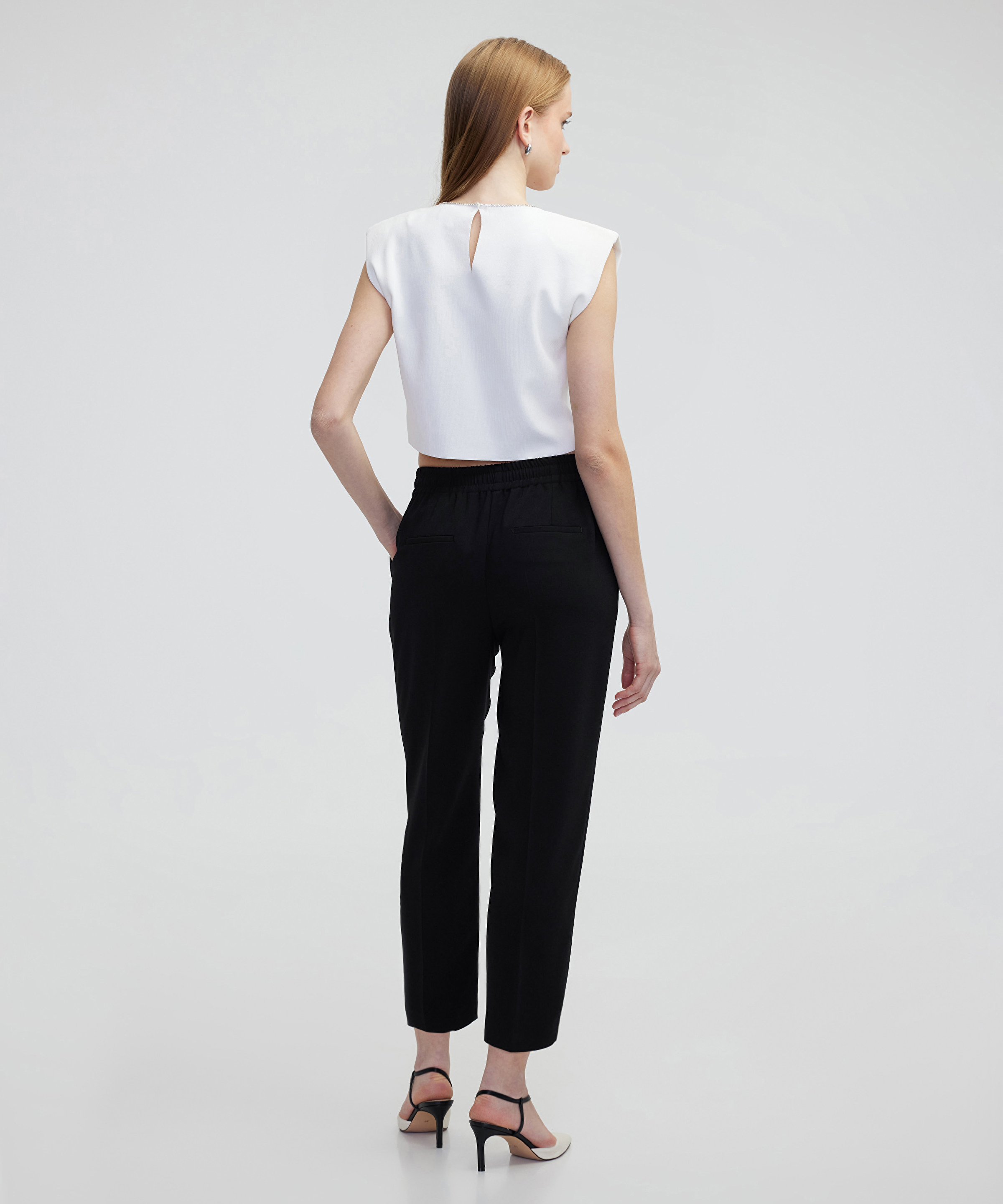 İnce kuşaklı carrot fit pantolon_2