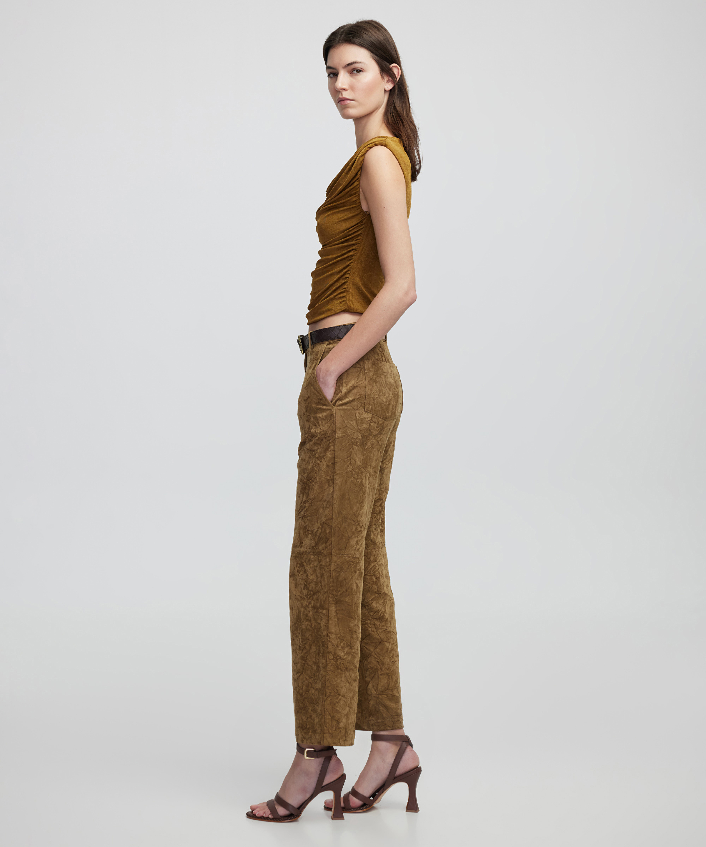 Süet görünümlü pantolon_1