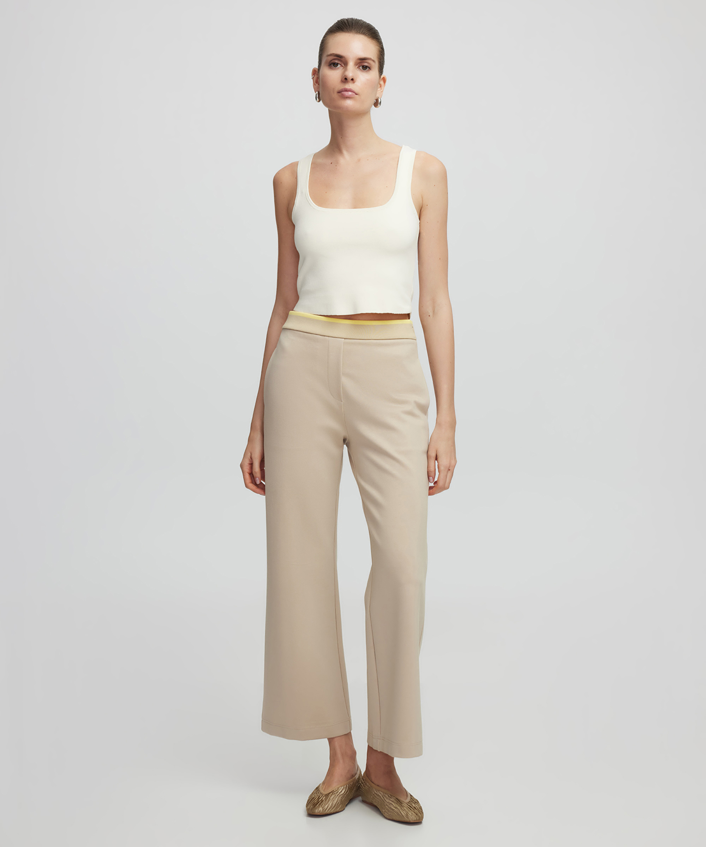 Kontrast bel culotte fit pantolon