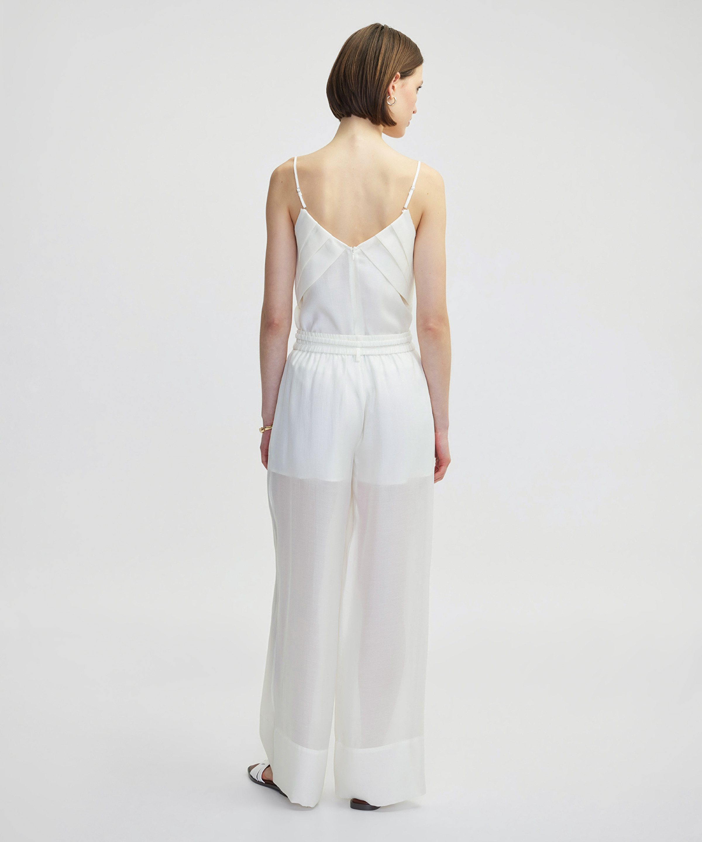 Metal tokalı wide leg fit pantolon_2