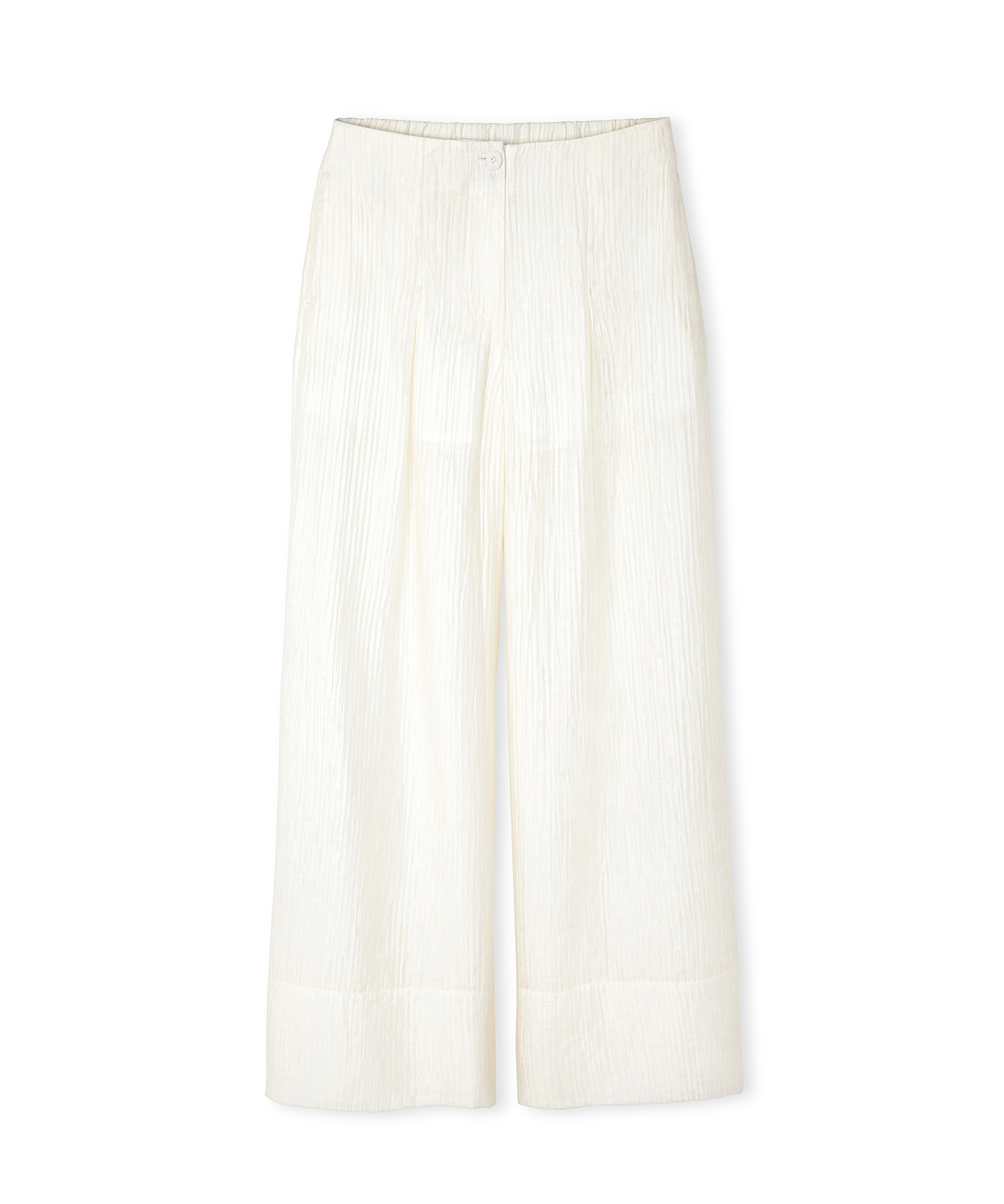 Dokulu wide leg fit pantolon_3