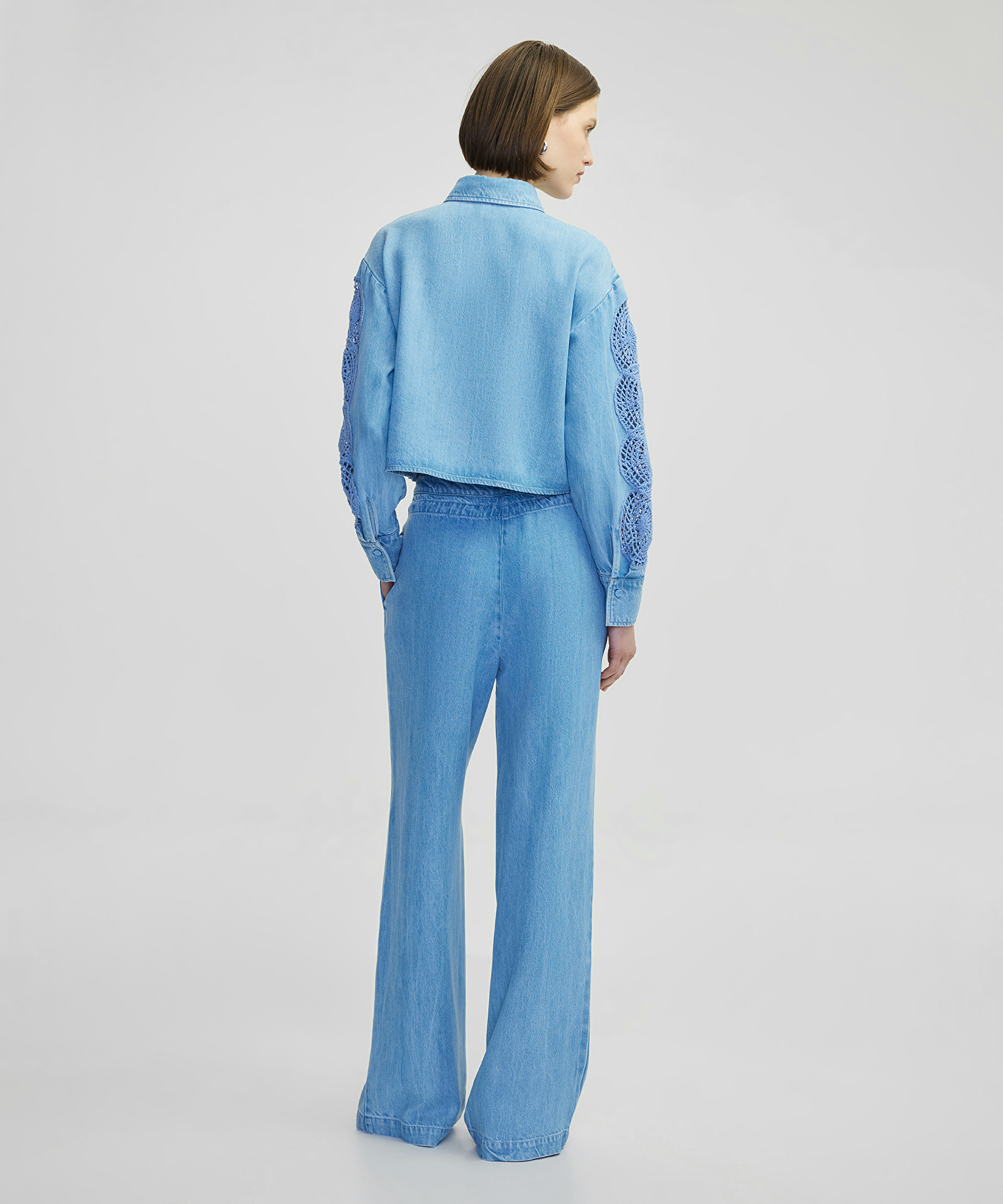 Belden bağlamalı denim pantolon_2