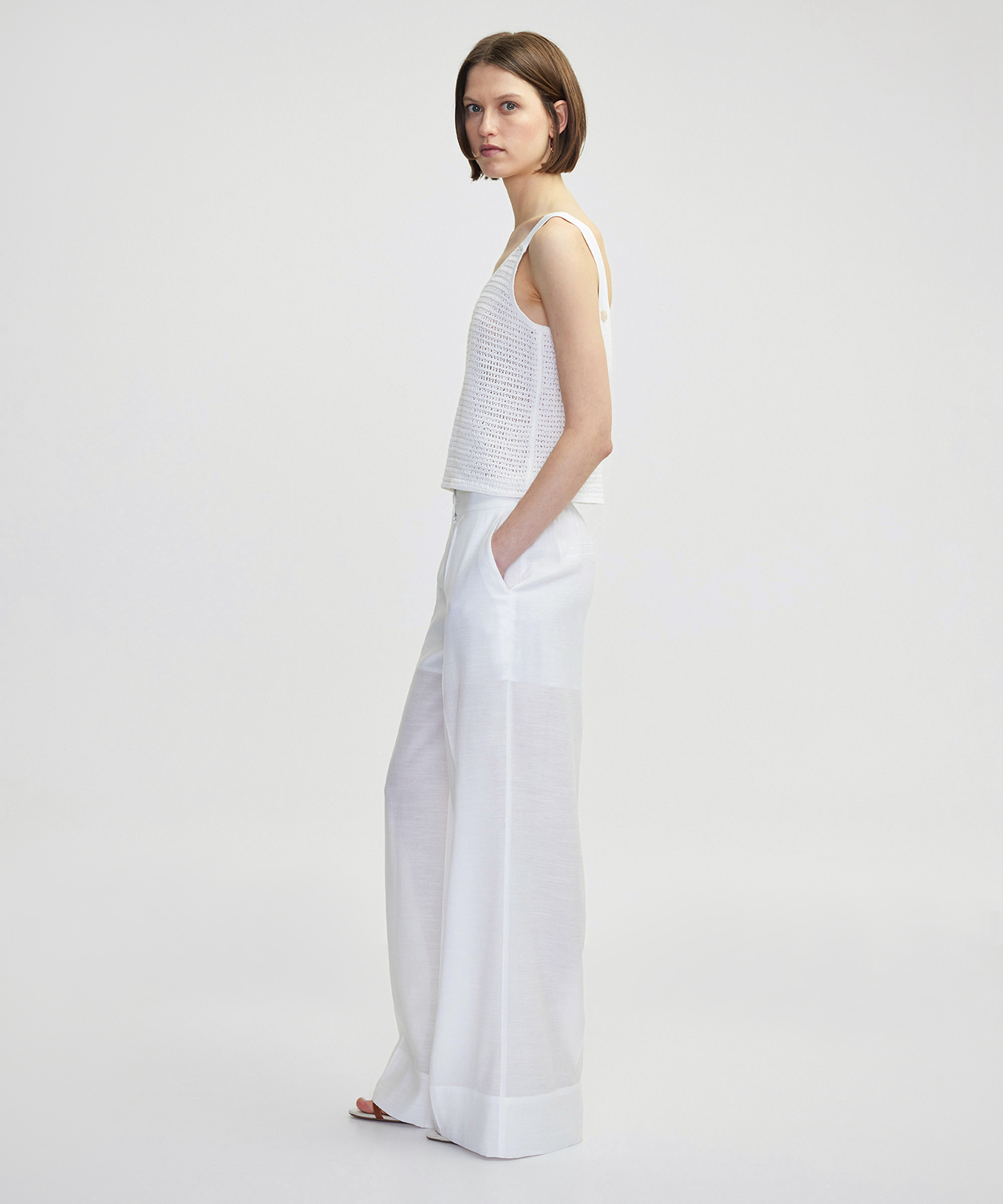 Ütü izli wide leg fit pantolon_1