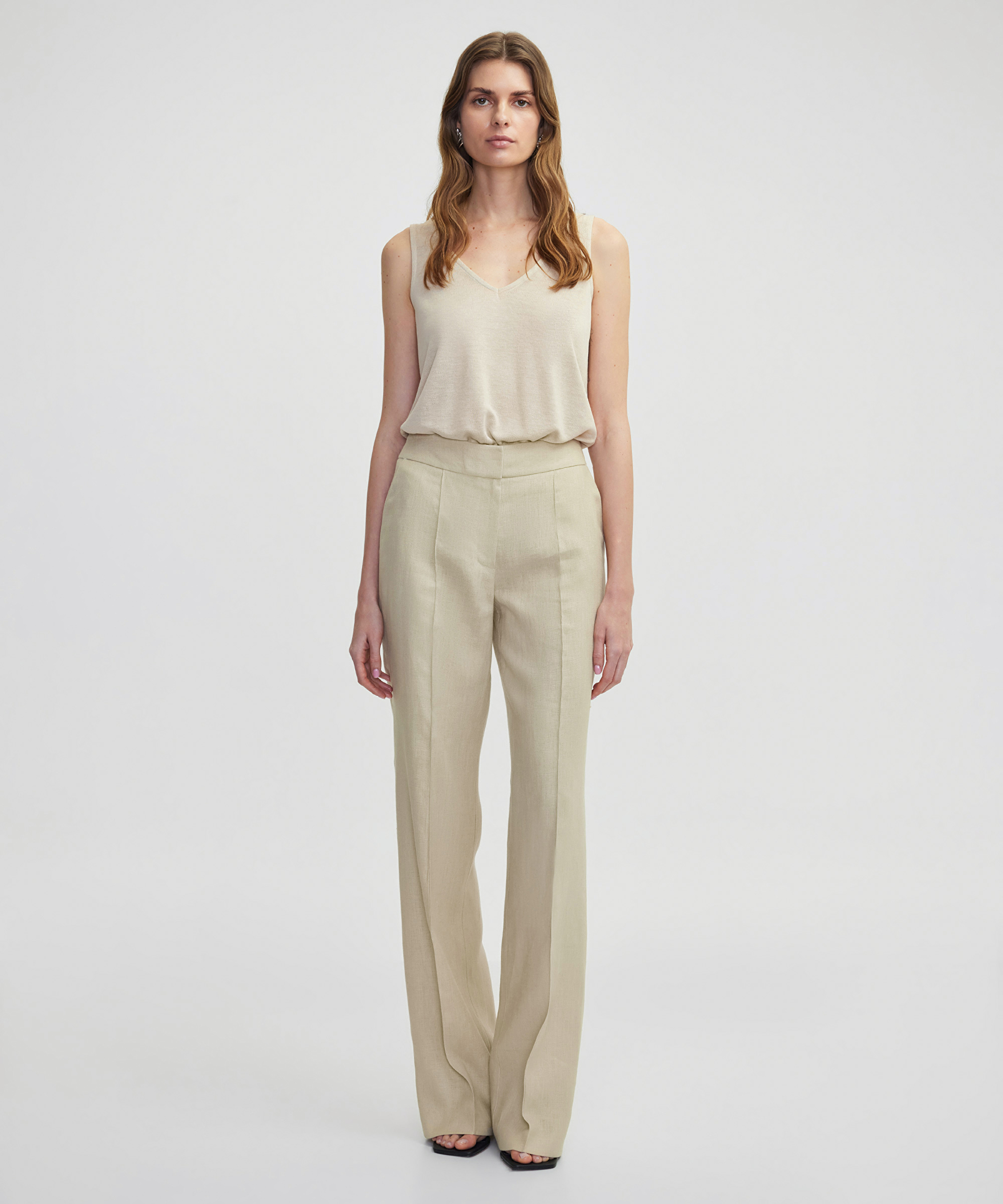 Wide leg fit keten pantolon_1