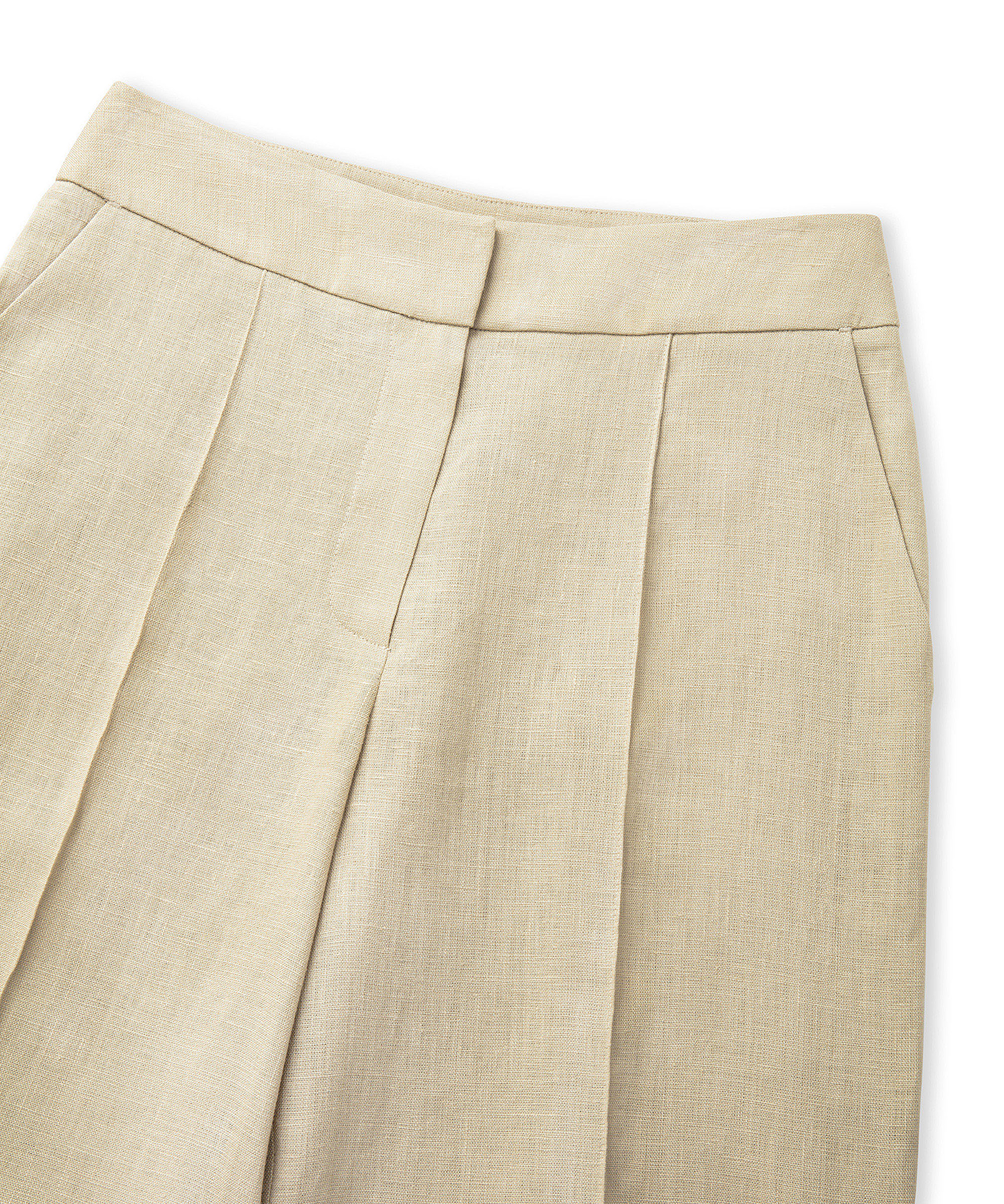 Wide leg fit keten pantolon_5