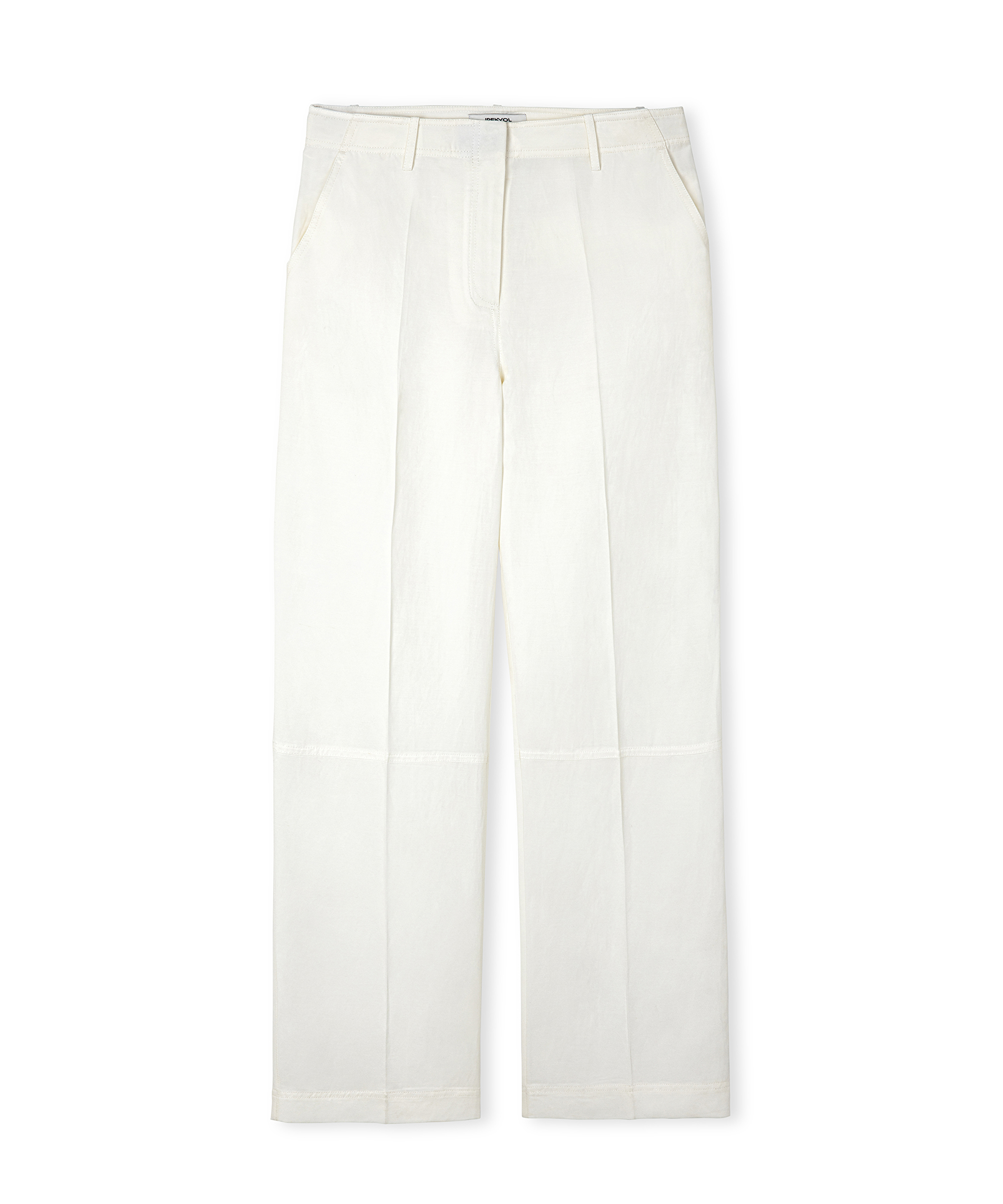 Keten karışımlı straight fit pantolon_3