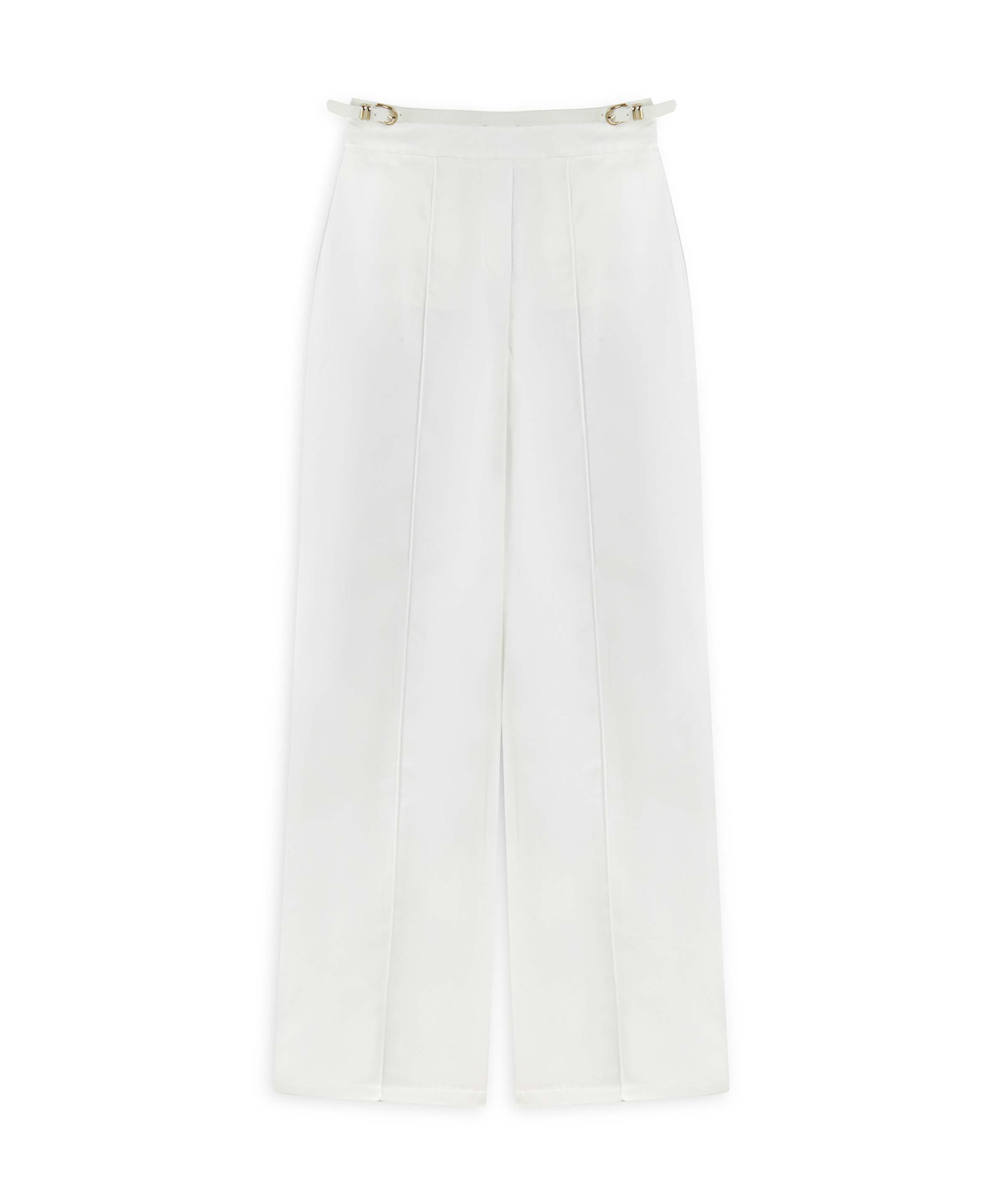 Çift metal tokalı wide leg fit pantolon_3