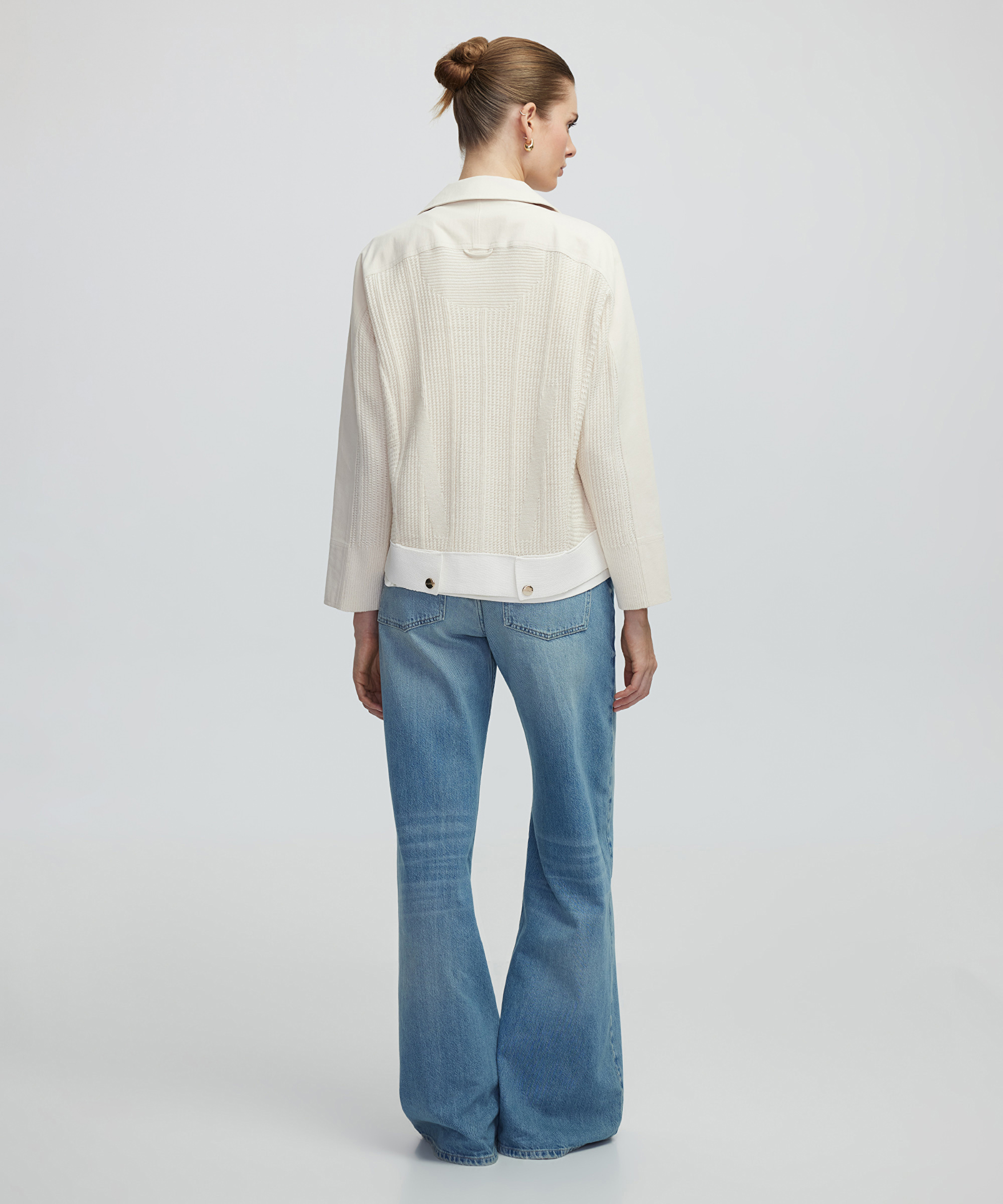 Triko ve non denim mix ceket_3