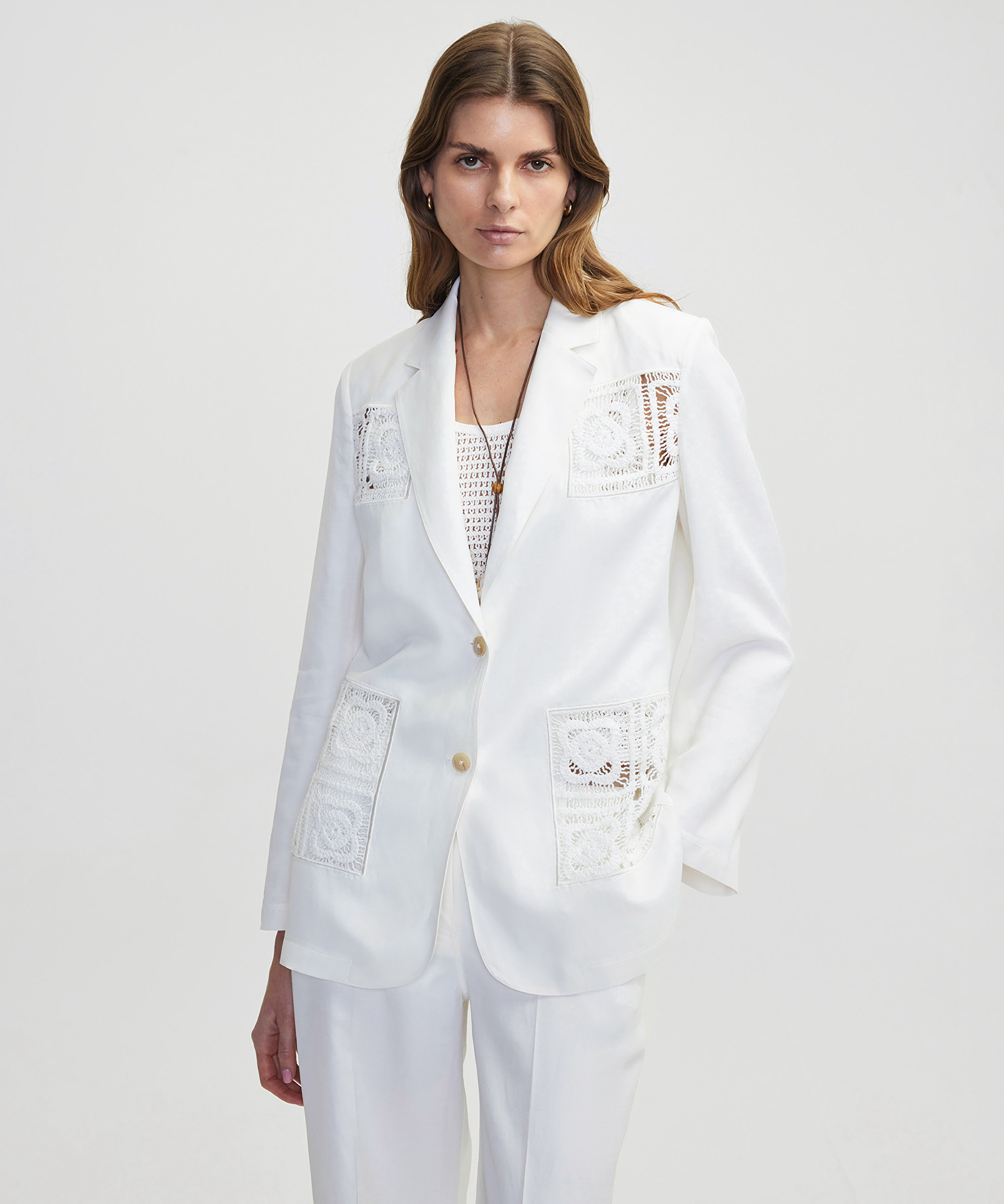 Kroşe aplikeli blazer_1