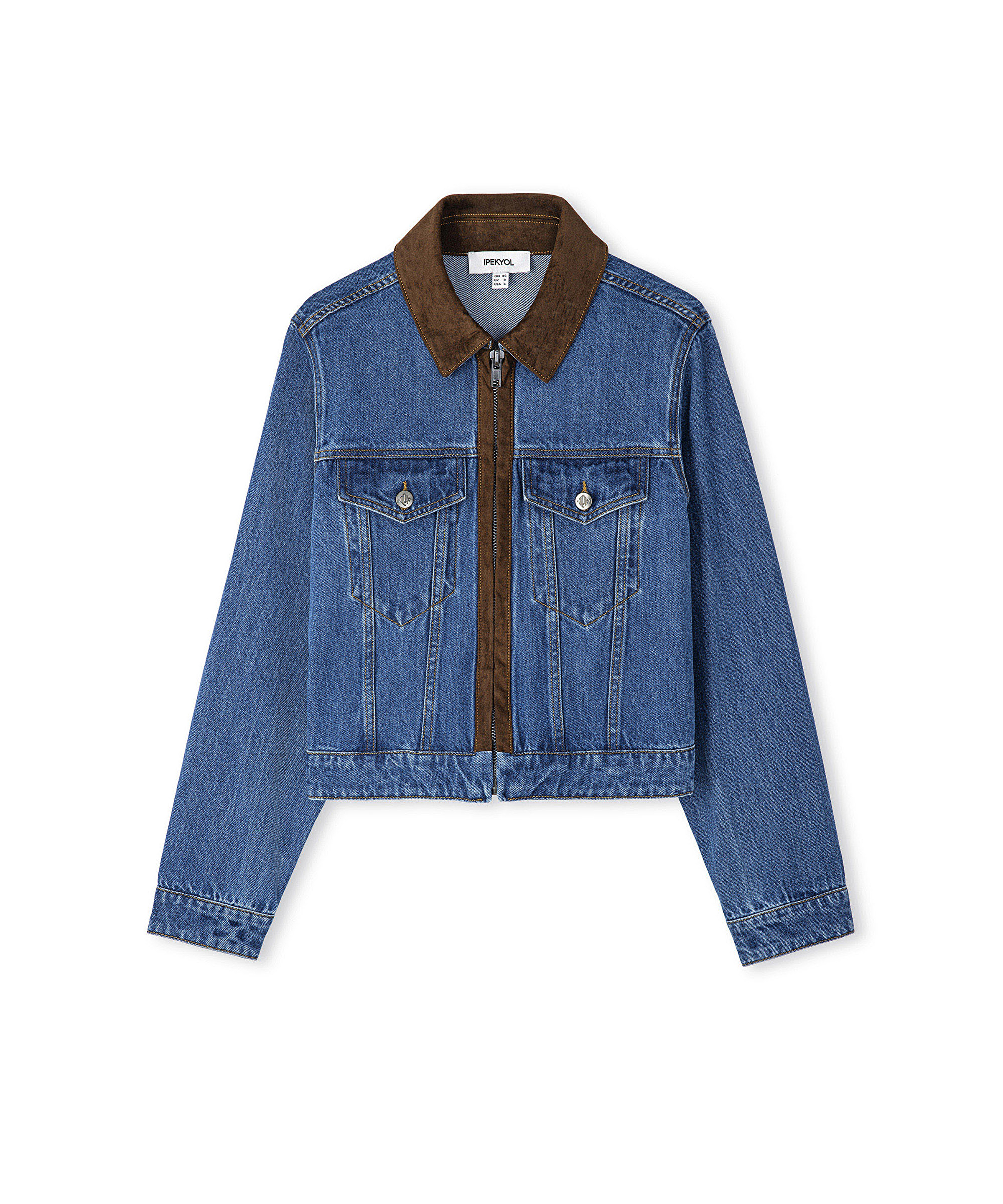Kumaş mix denim mont_4