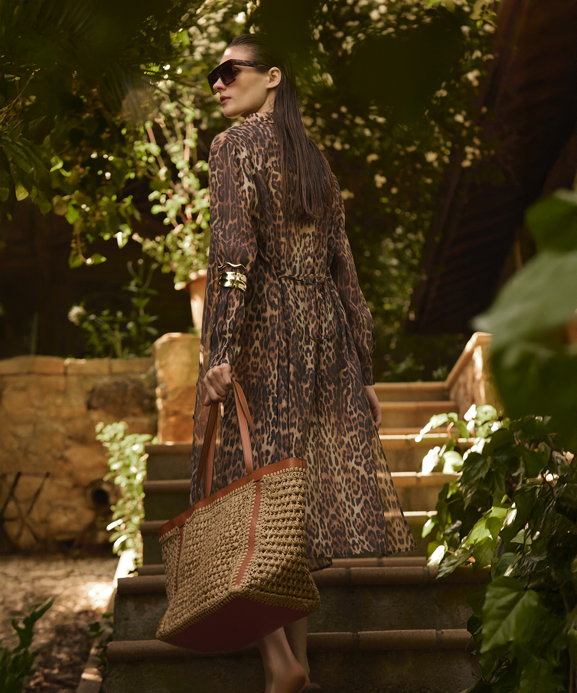 Leopar desen tunik_1