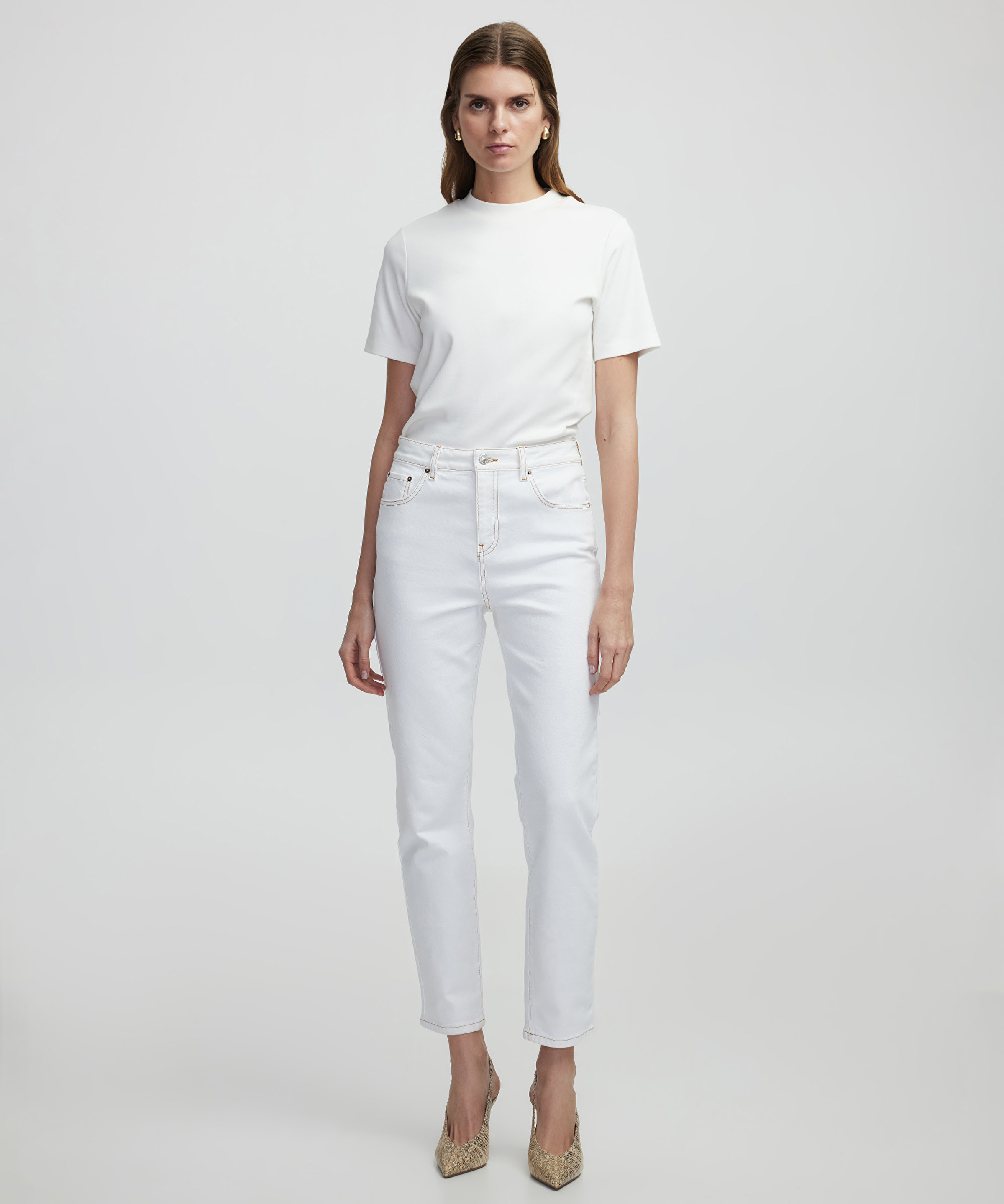 Mom fit jean pantolon