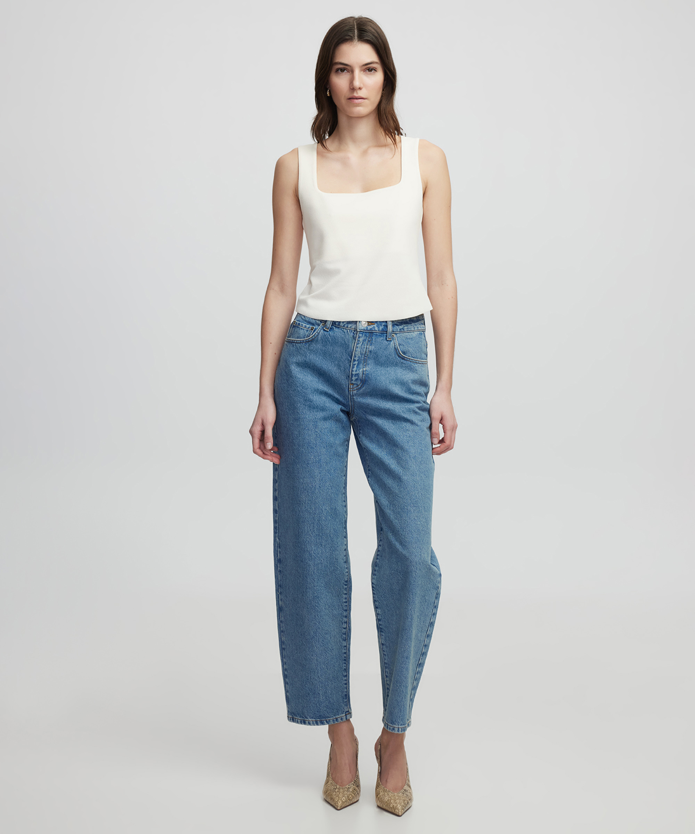 Barrel fit jean pantolon