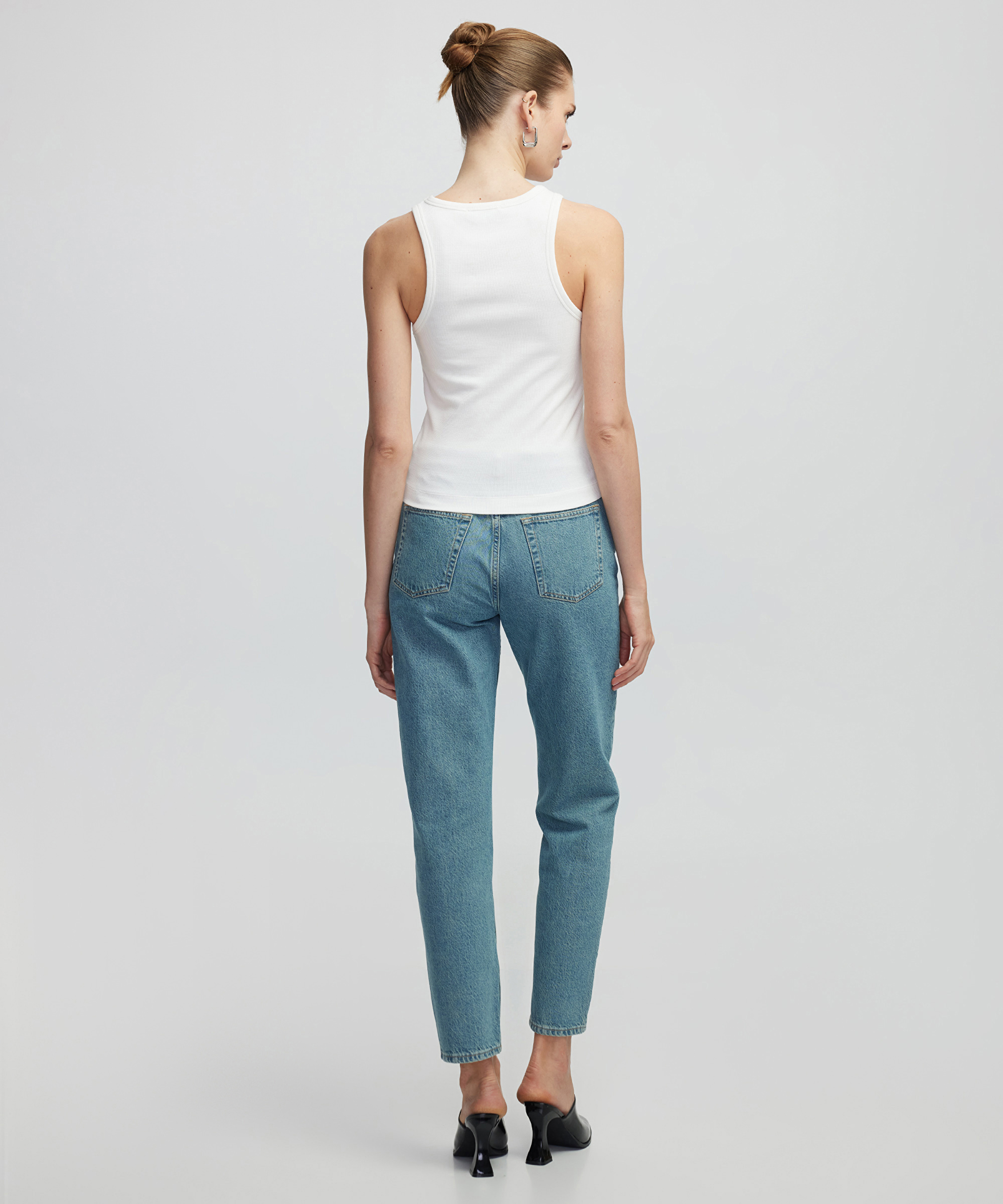 Slim straight fit jean pantolon_2