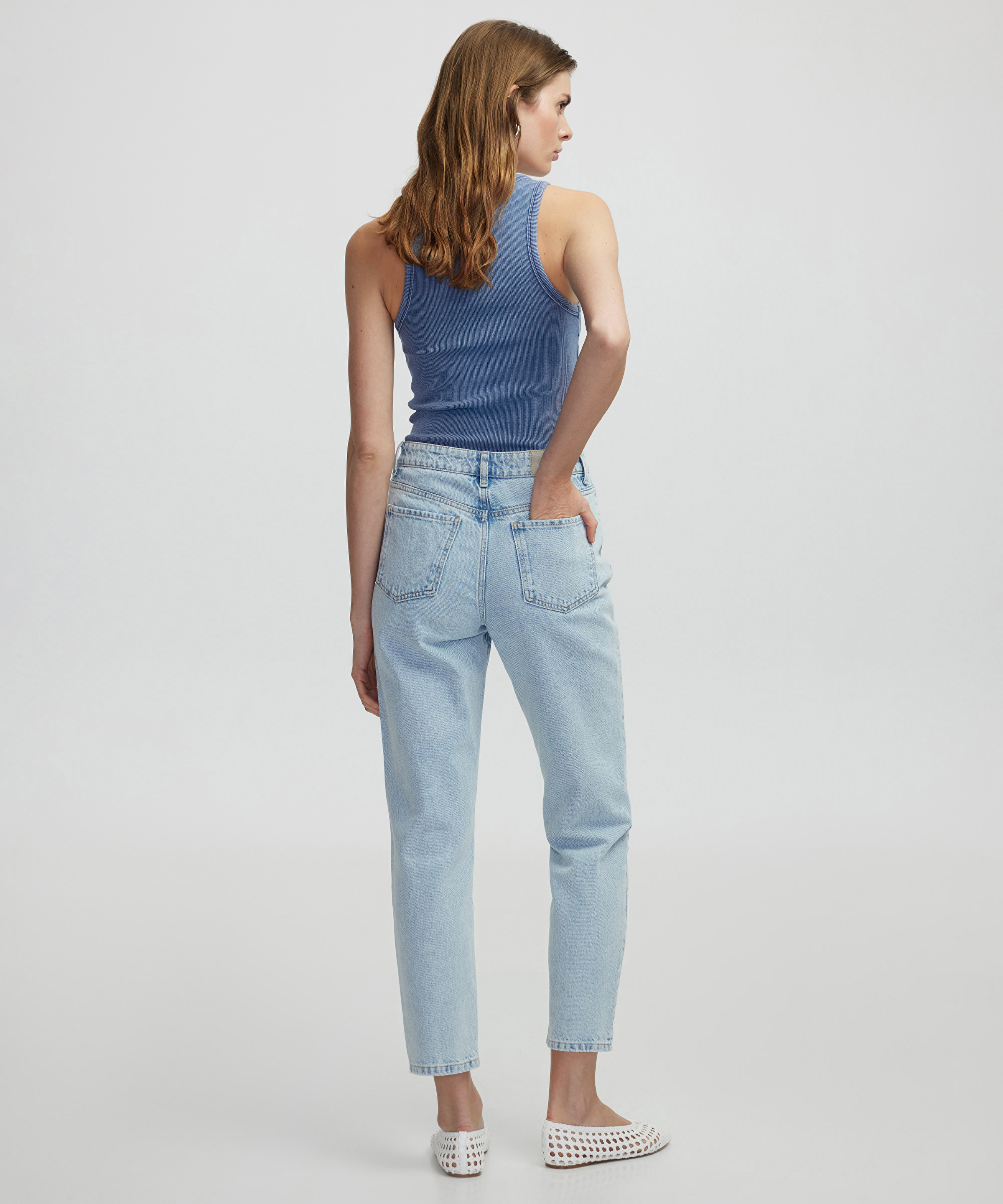 Mom fit jean pantolon_2